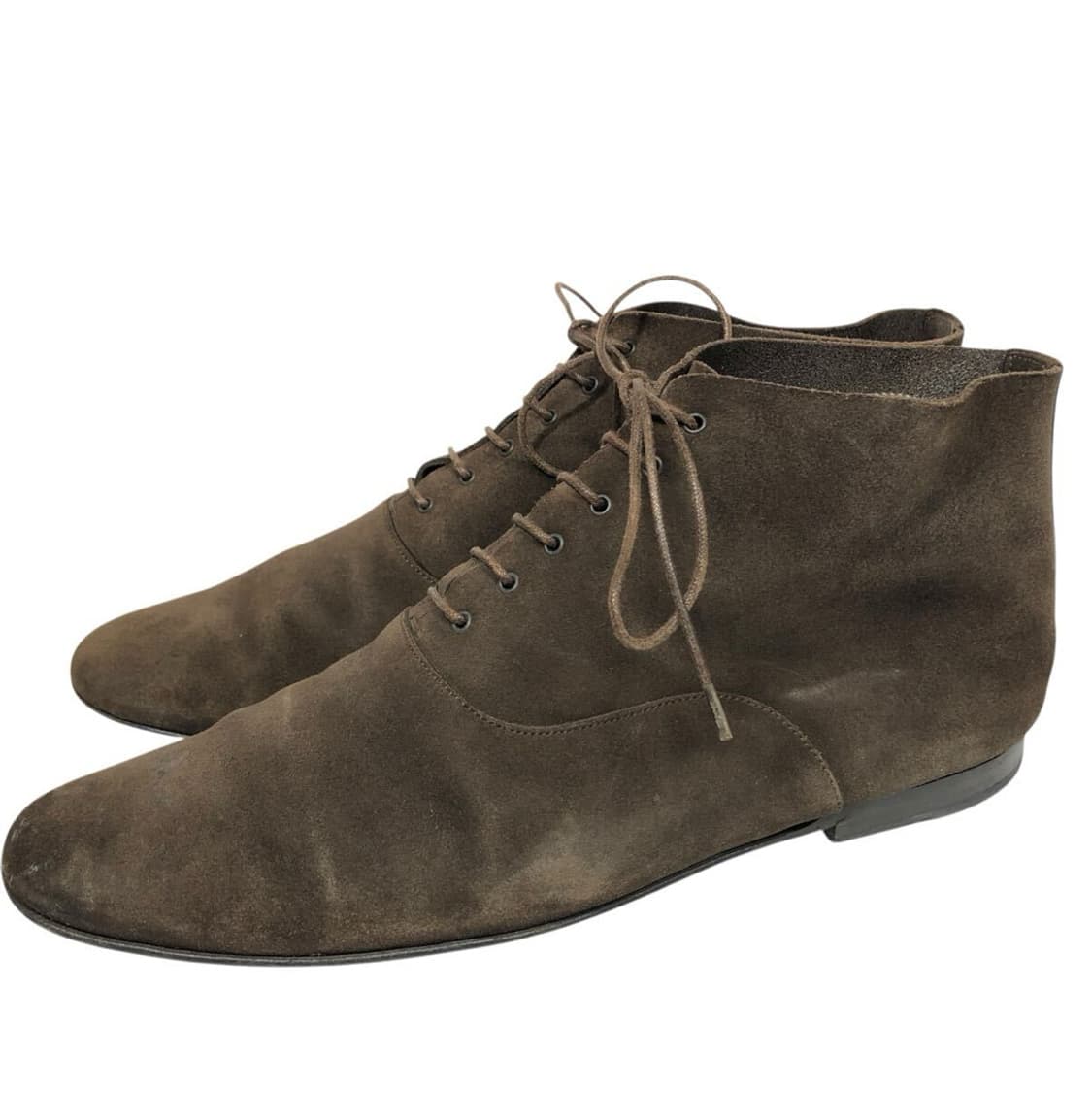 Dior homme 에디기 lace-up 하이컷 스웨이드 드레스 슈즈 상품이미지1