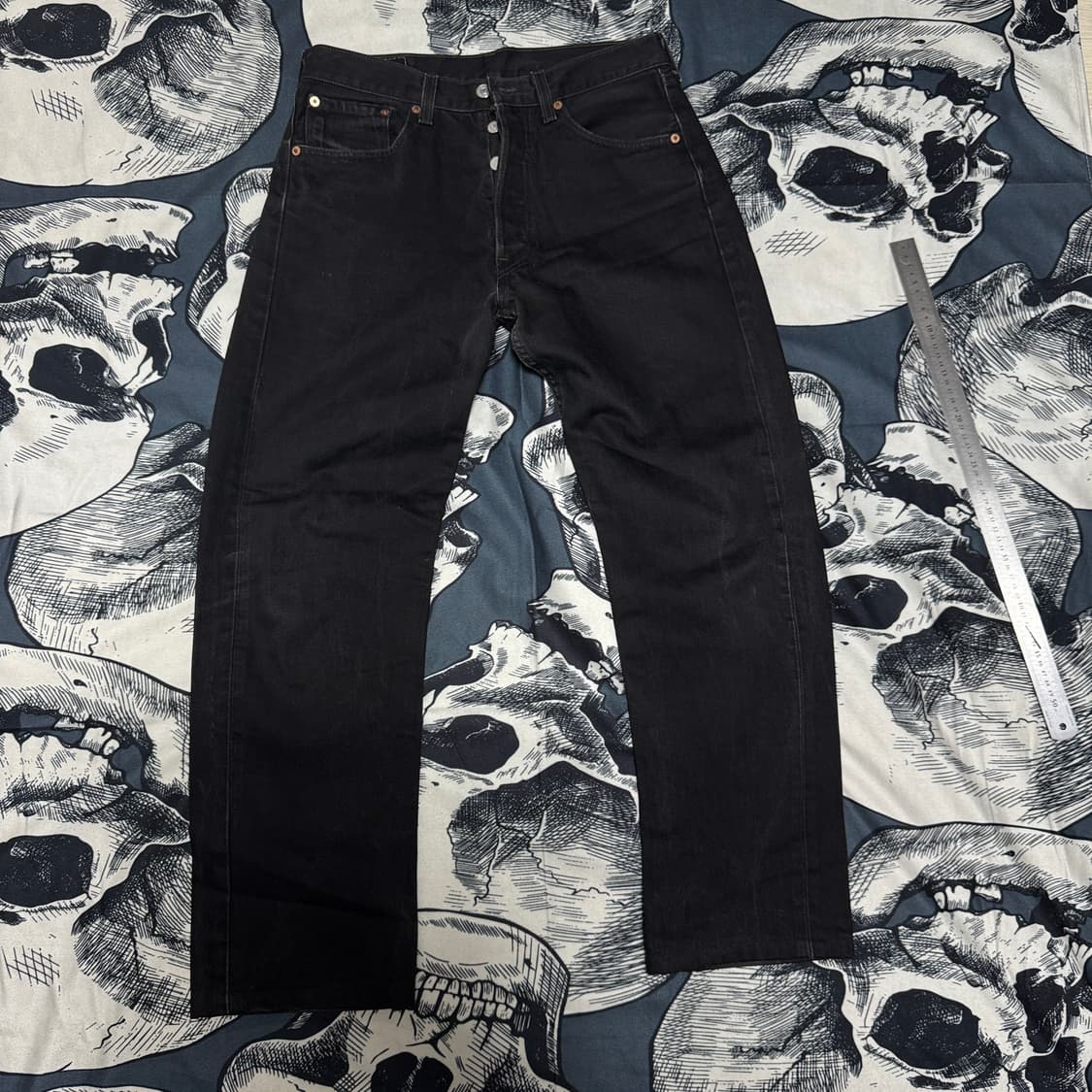 90s 리바이스 USA 501 0660 블랙진 W31L32 사이즈  상품이미지1