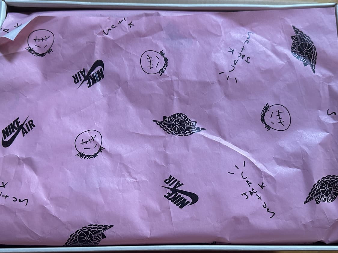 조던1 트래비스 스캇 벨벳 브라운 새상품 275 상품이미지3