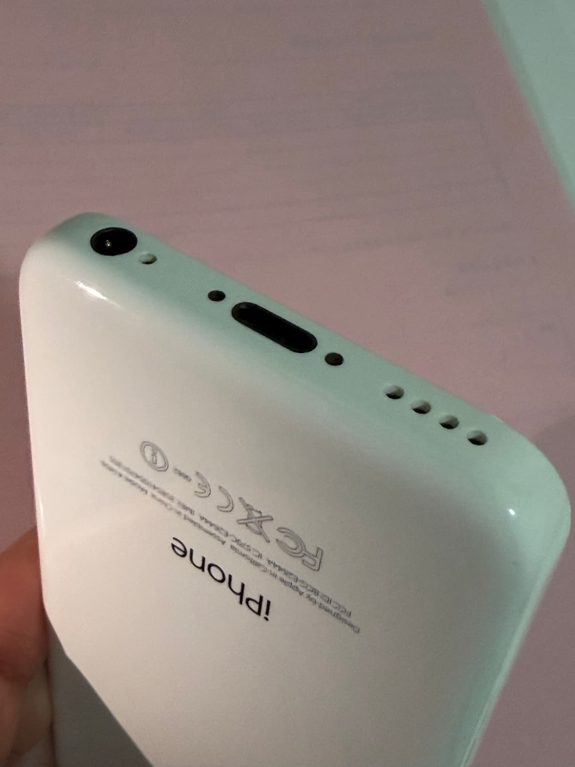 아이폰 5c 화이트 16기가 #1355 + 보호필름&투명케이스 상품이미지3