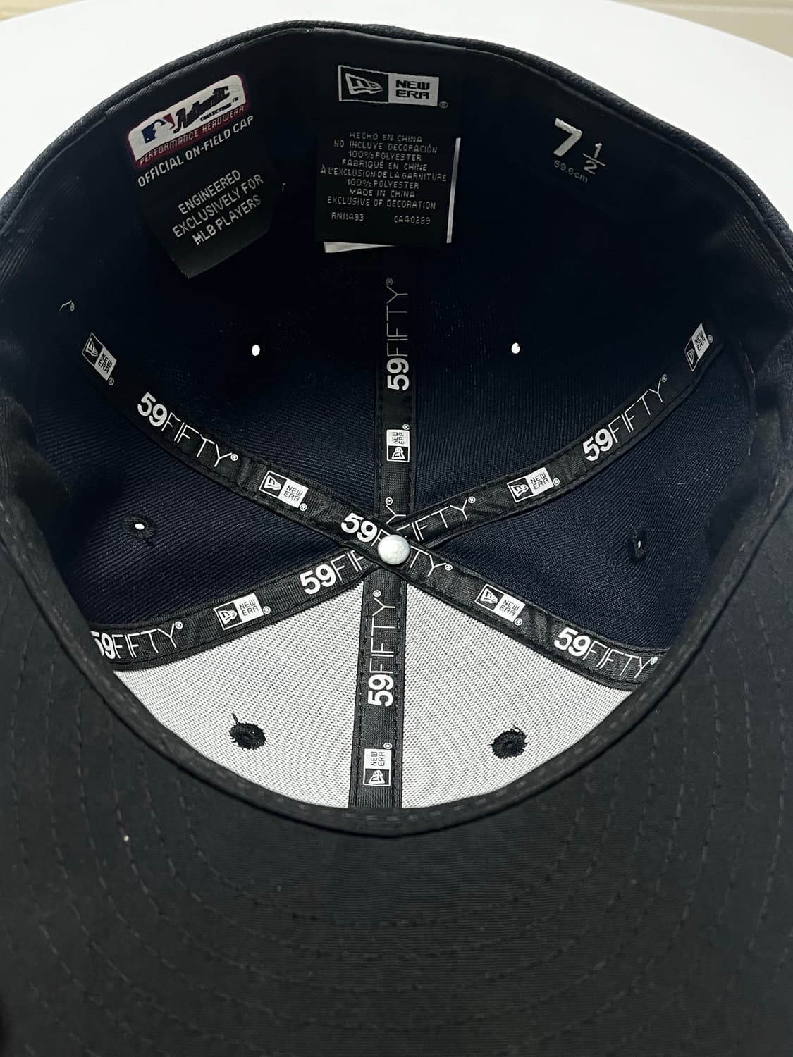 뉴에라 59fifty 양키스 네이비 712 (59.6cm) 상품이미지4