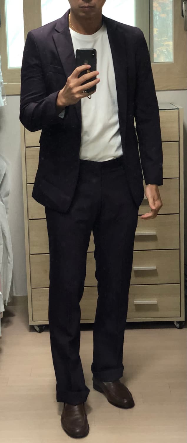 배정남 쇼핑몰(레이건) 자체제작 수트(보라색) 상품이미지7