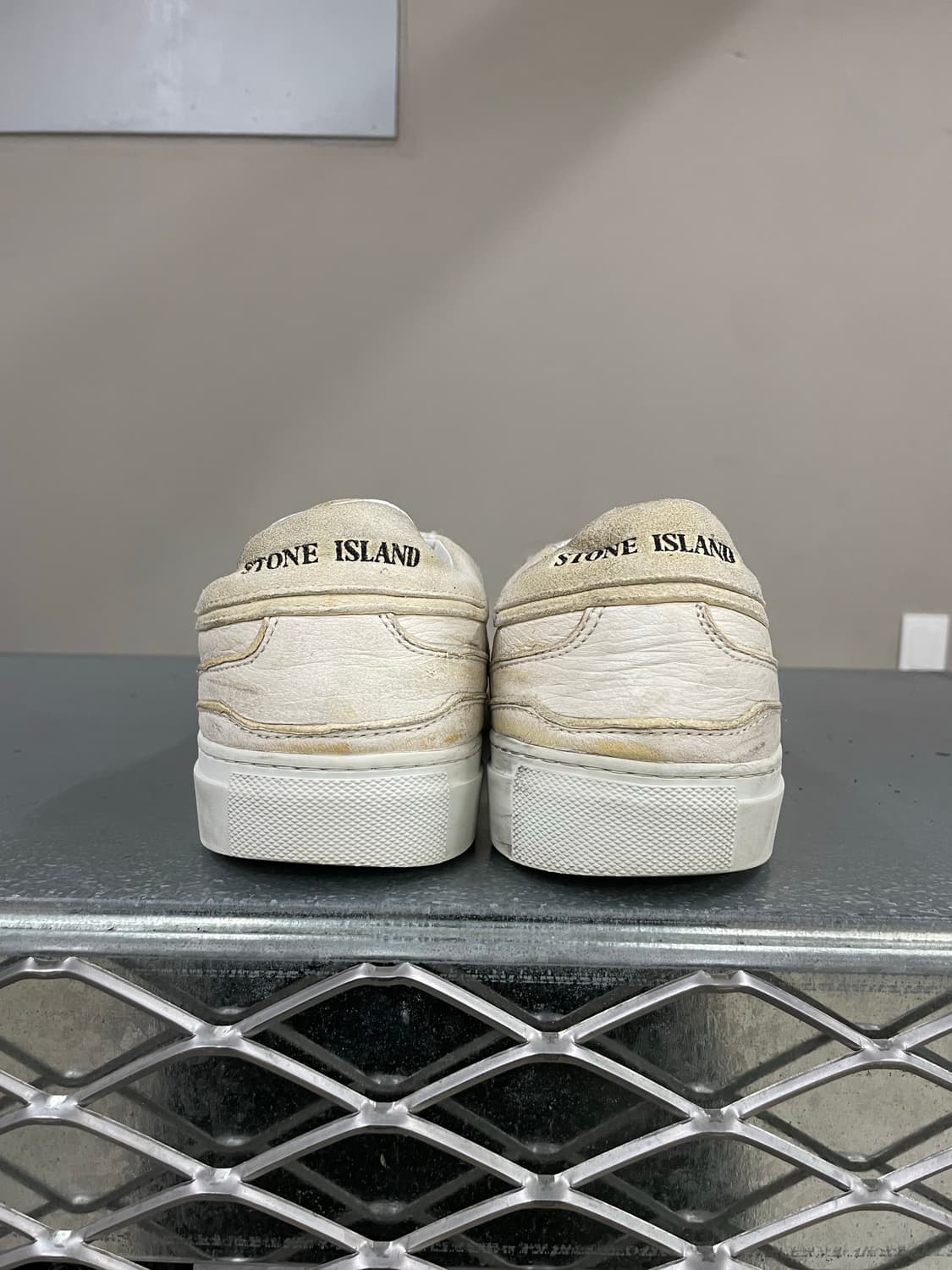스톤아일랜드 X 디에메 스니커즈 화이트 46 상품이미지3