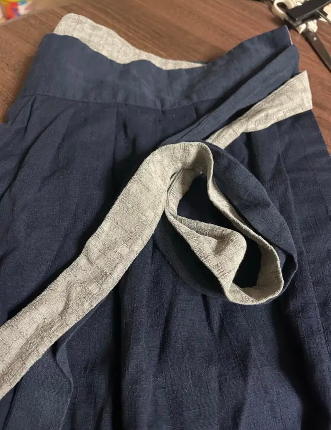 네이비 한복 치마 상품이미지1