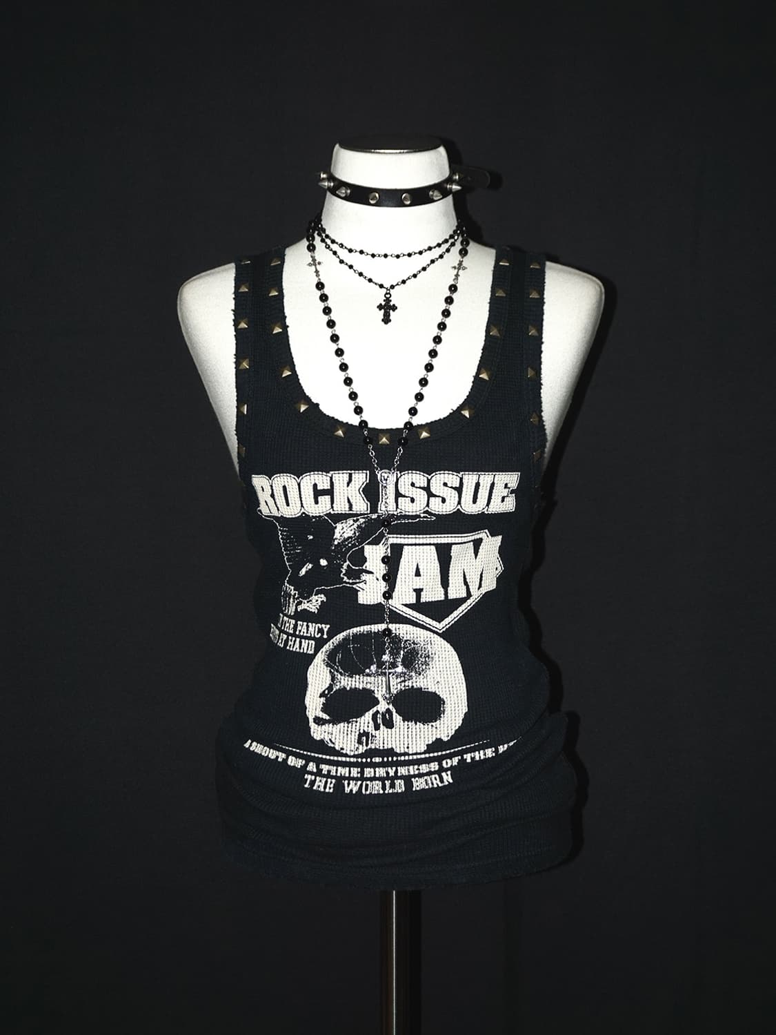 (slow hand jam) punk stud sleeveless  상품이미지2