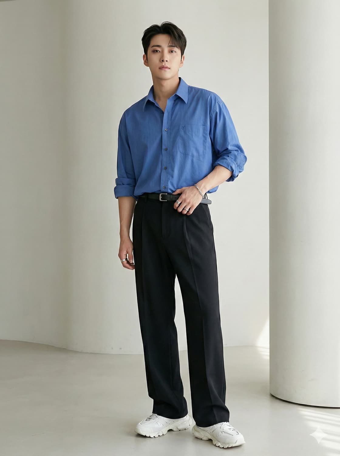 입생로랑(Yves Saint Laurent) 정품 블루 셔츠 상품이미지1