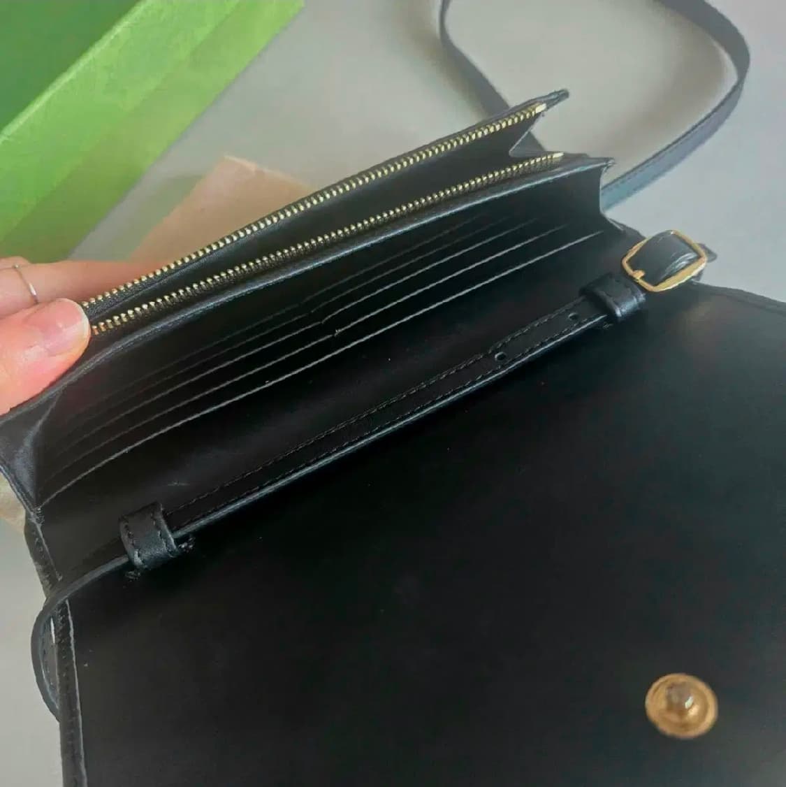 구찌 마이크로시마백 미니백 블랙 크로스백 상품이미지4