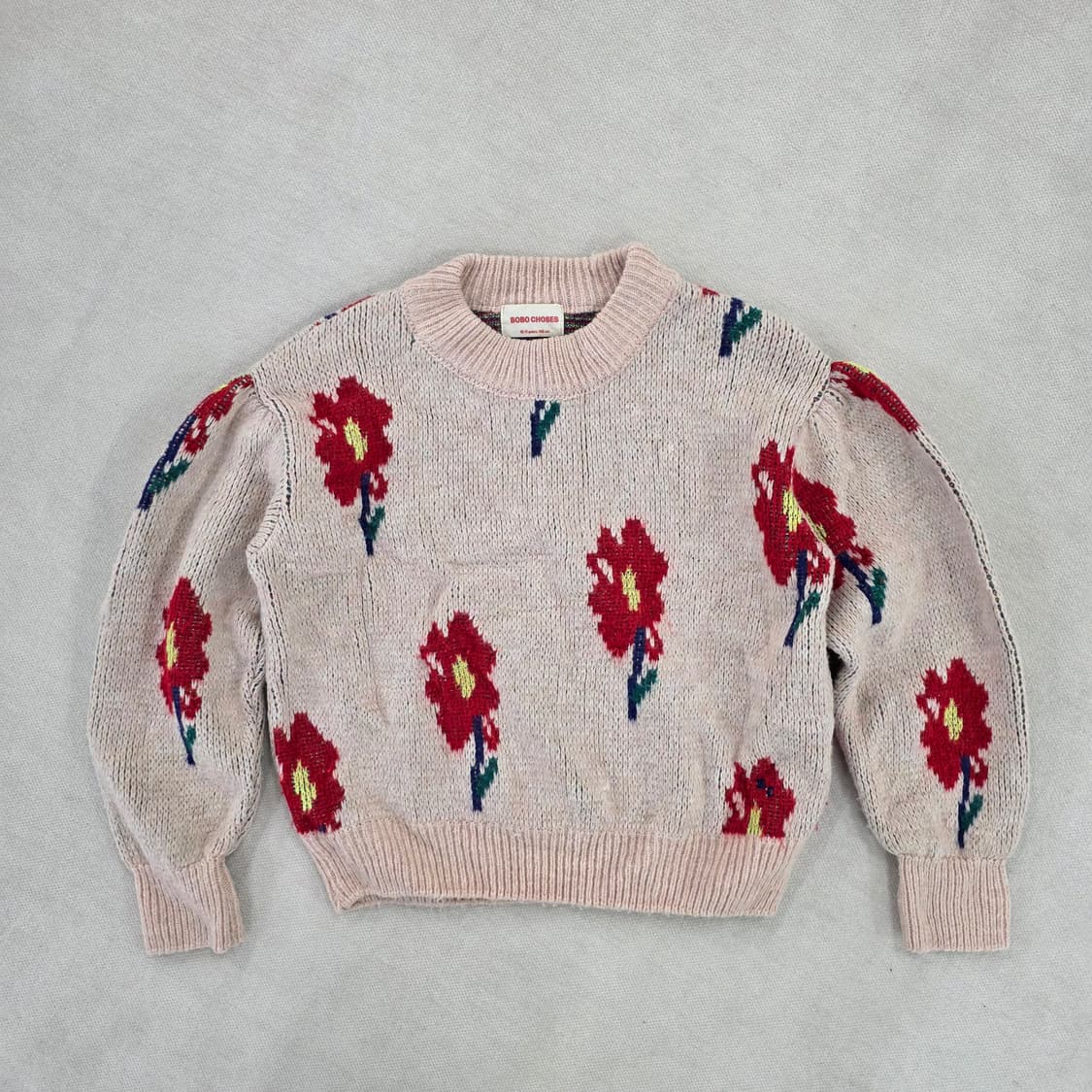 [10-11] 보보쇼즈 플라워 니트 0223J 상품이미지1