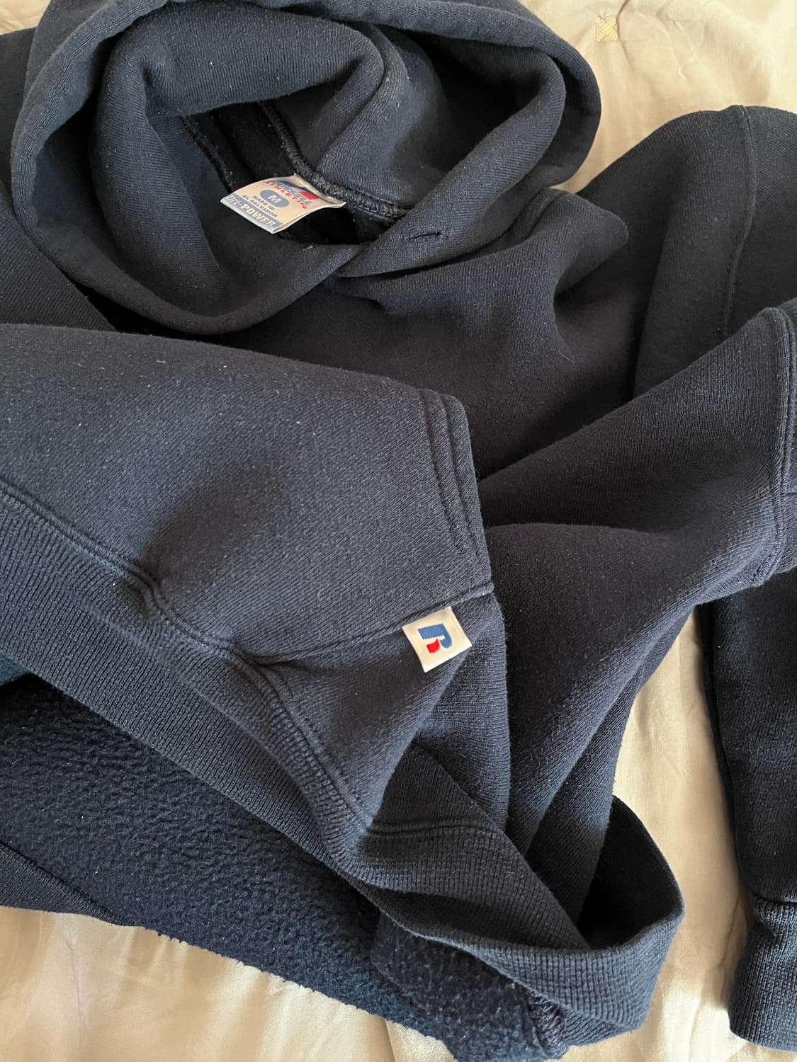 러셀 빈티지 후디 네이비 상품이미지3