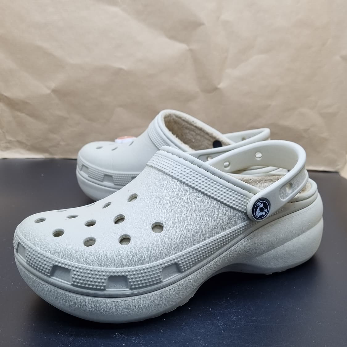 크록스 클로그 플렛폼 기모 안감털240 상품이미지1