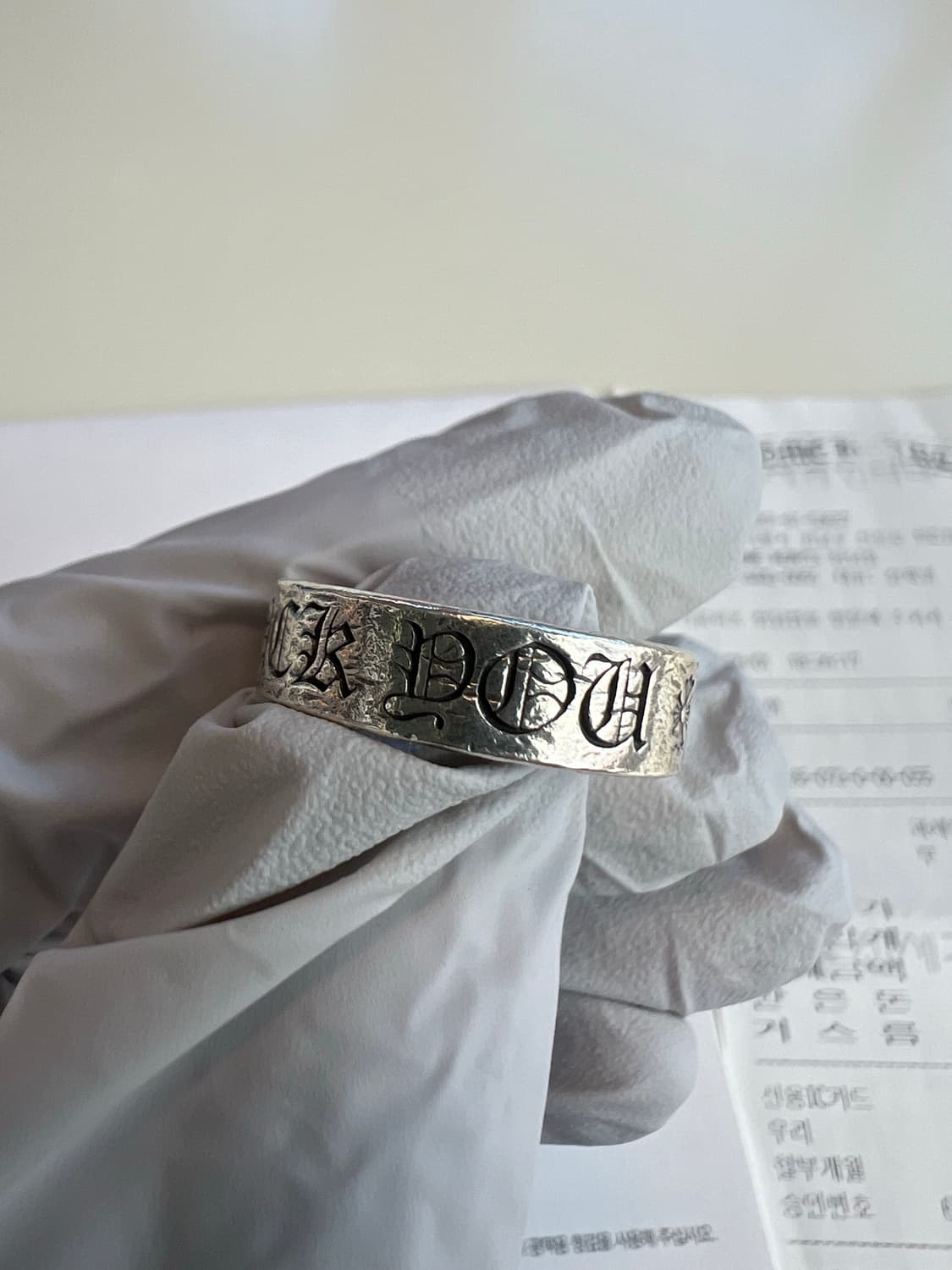 [us5.5] 크롬하츠 퍽유링 상품이미지4