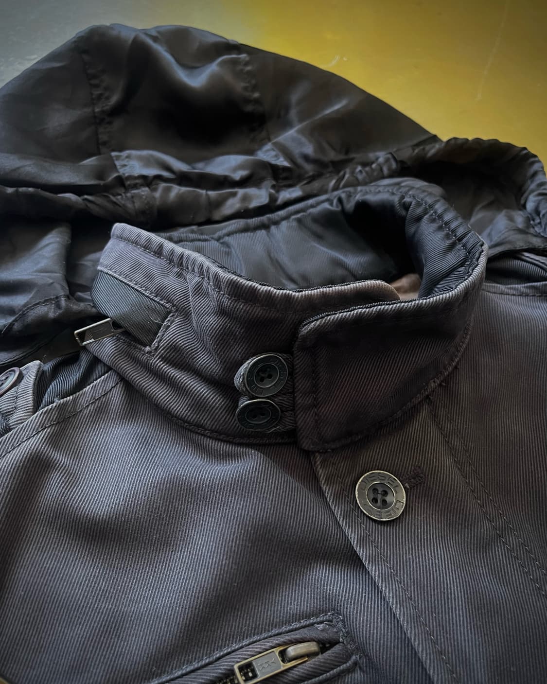 2000s Old DIESEL Military Field Jacket 상품이미지5