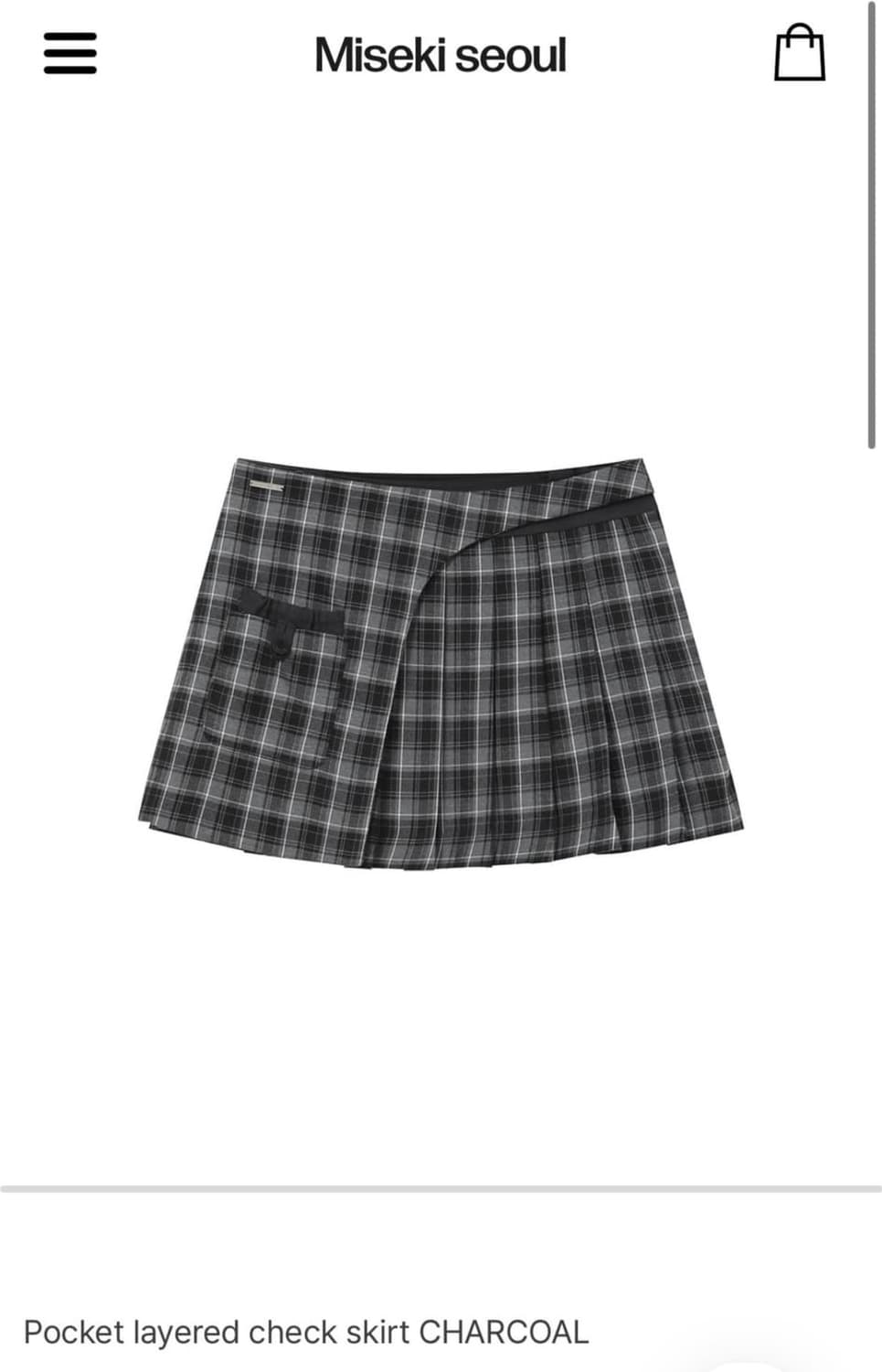 미세키서울 스커트 2사이즈 새상품 상품이미지1