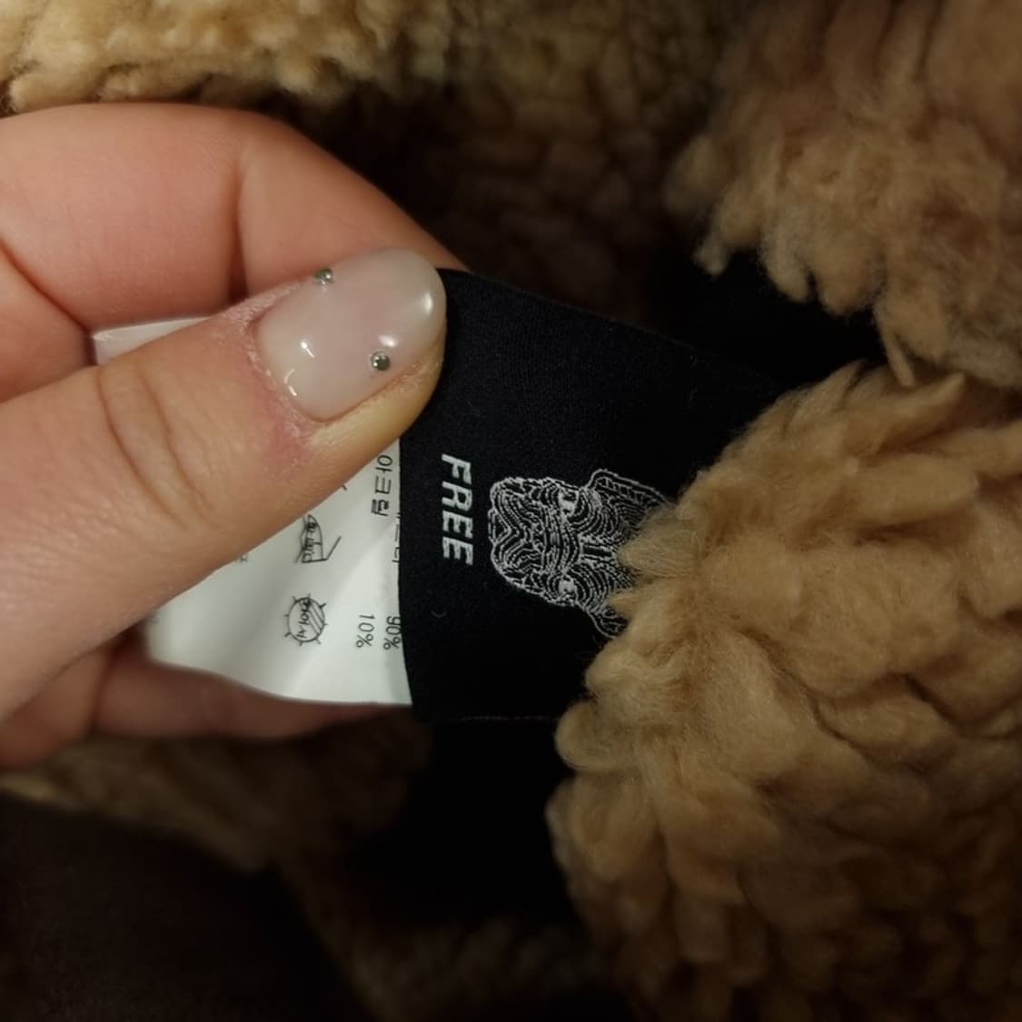 [라이프워크] 리버시블 양면 오버핏 후드 무스탕 코트 브라운 M18544 상품이미지9