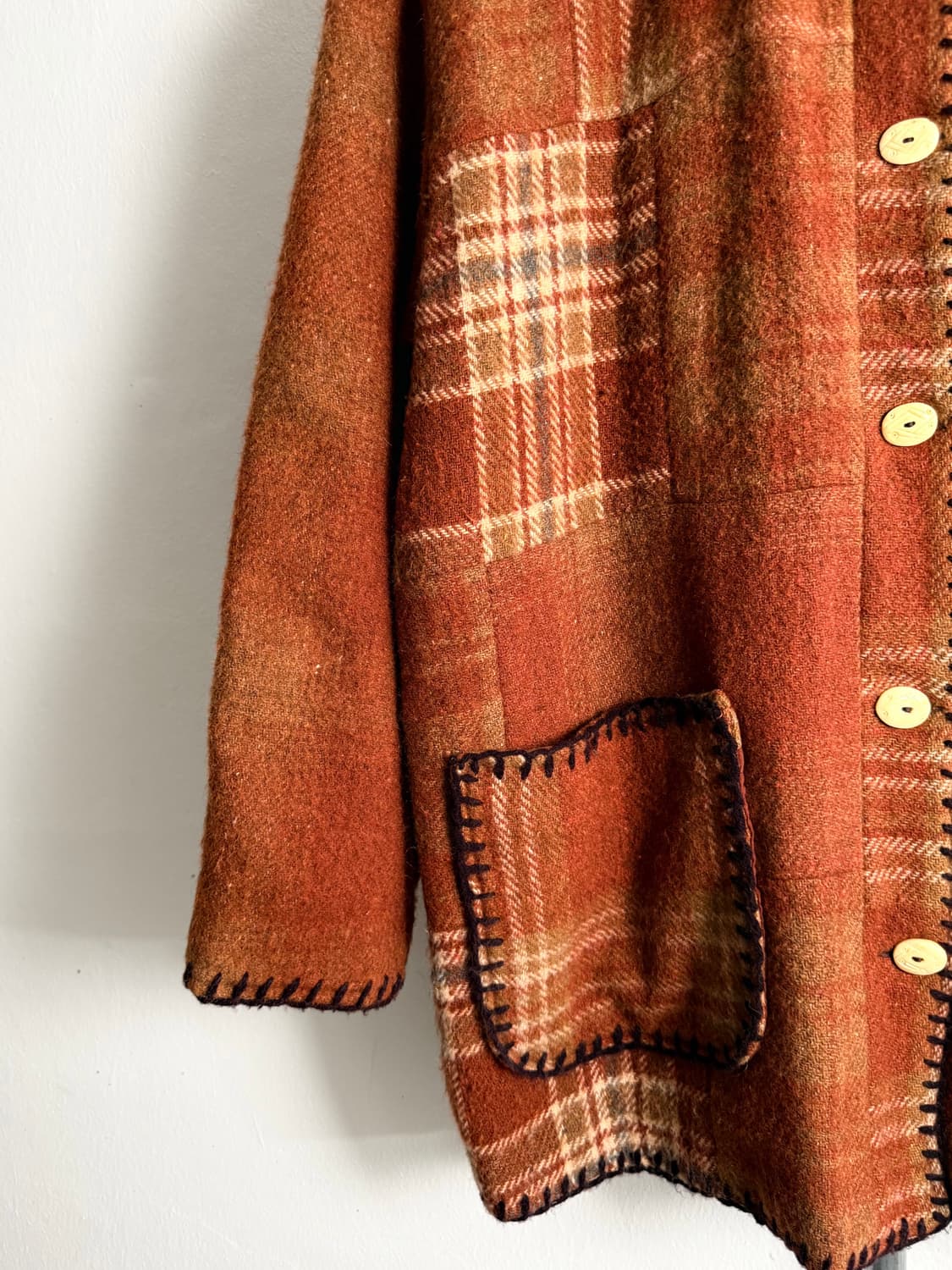 Crazy Doll Handstitch Wool Jacket 상품이미지7