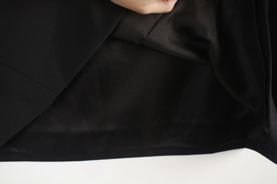 Valentino 블랙 A라인 스커트 상품이미지4