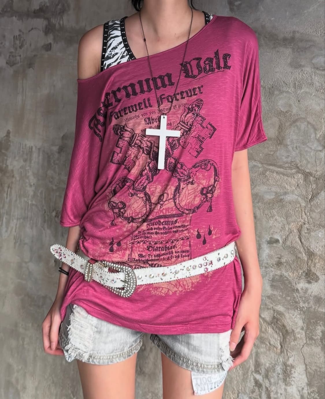Salvage Gliter Printing Top 상품이미지2