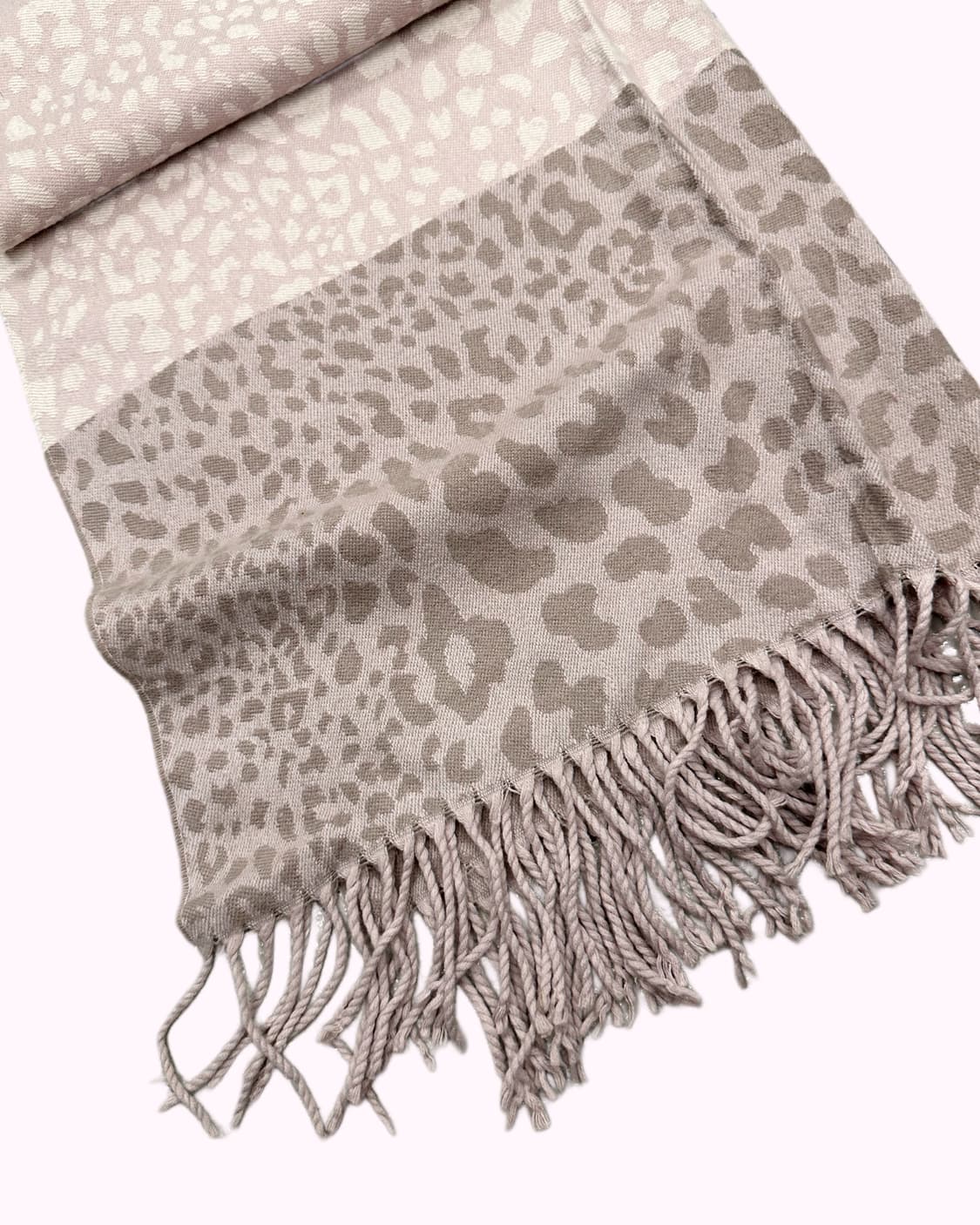 two-tone pink leopard muffler 상품이미지2