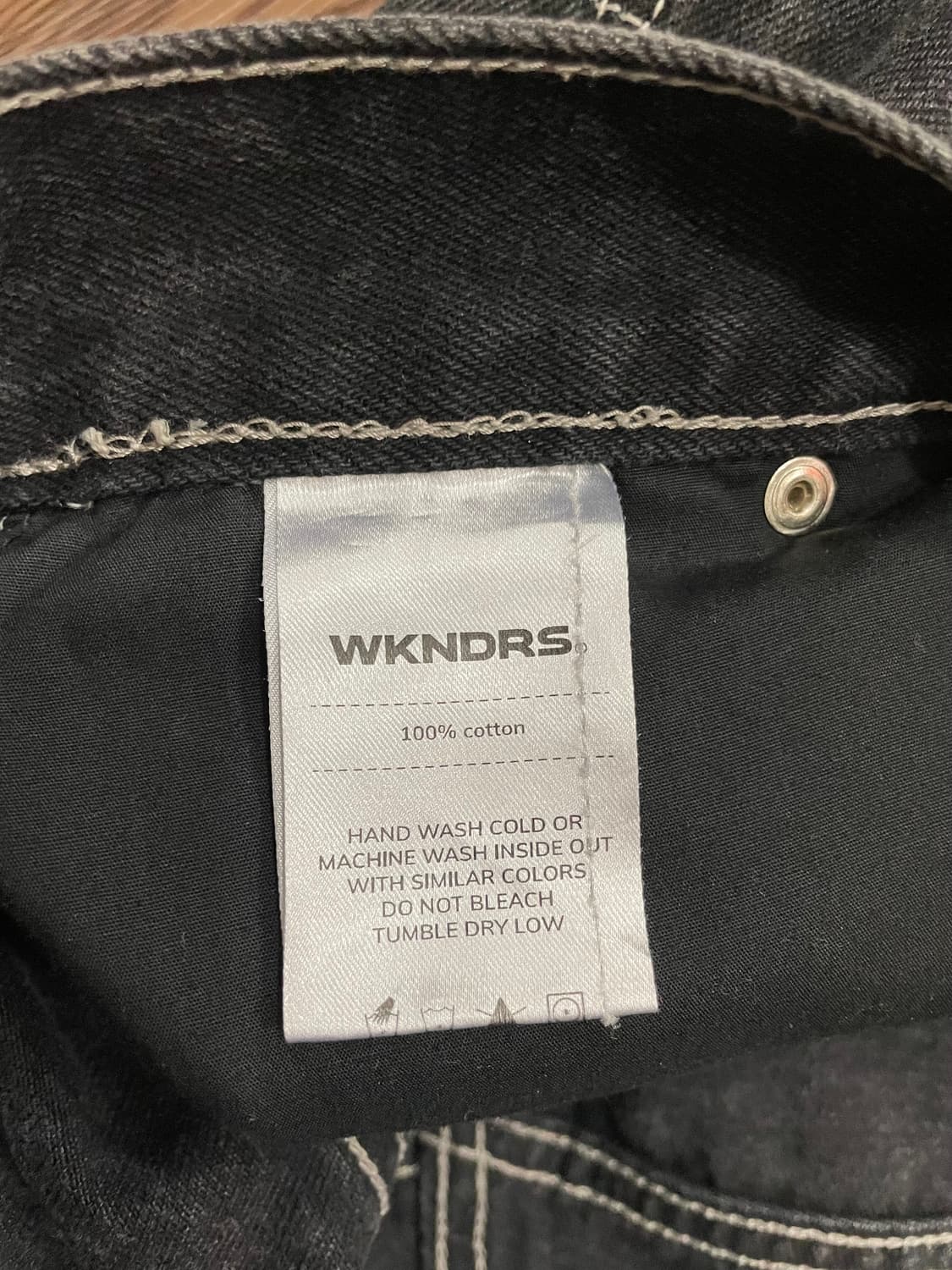 WKNDRS DRAGGY WORK PANTS BLACK 상품이미지8