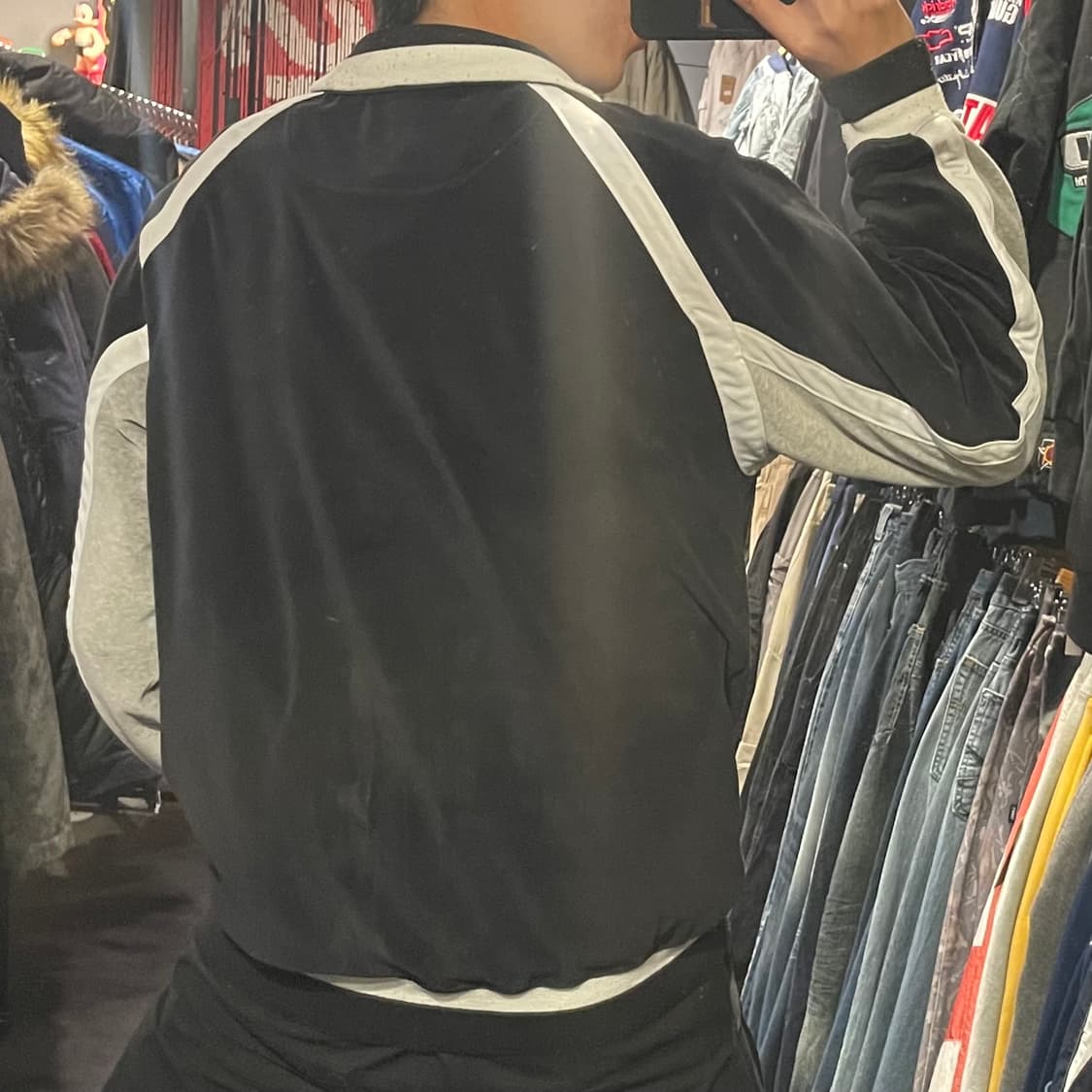 [IM] vtg 블랙 올드스쿨 벨벳 져지 상품이미지7