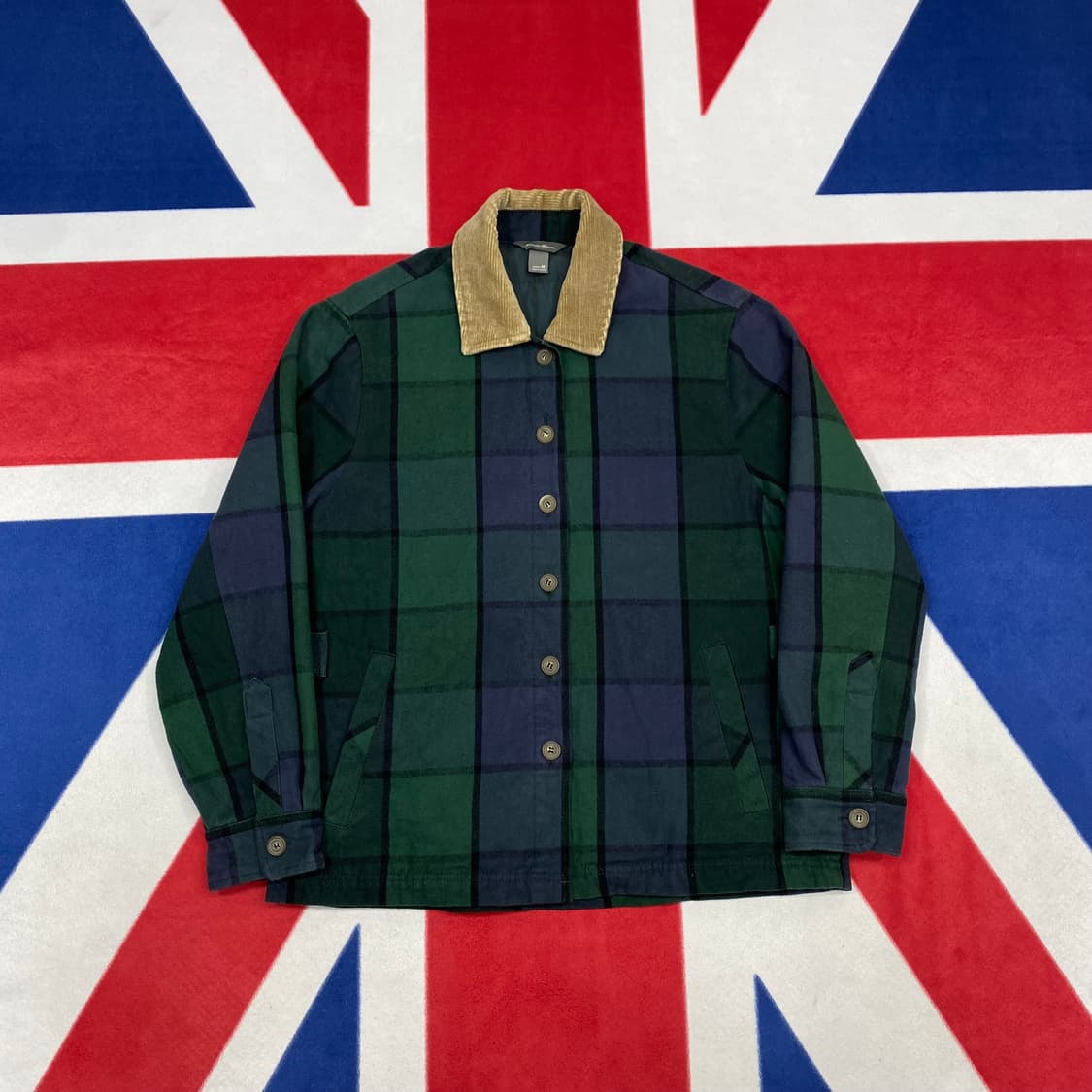 에디바우어 체크자켓 여성 M  상품이미지1