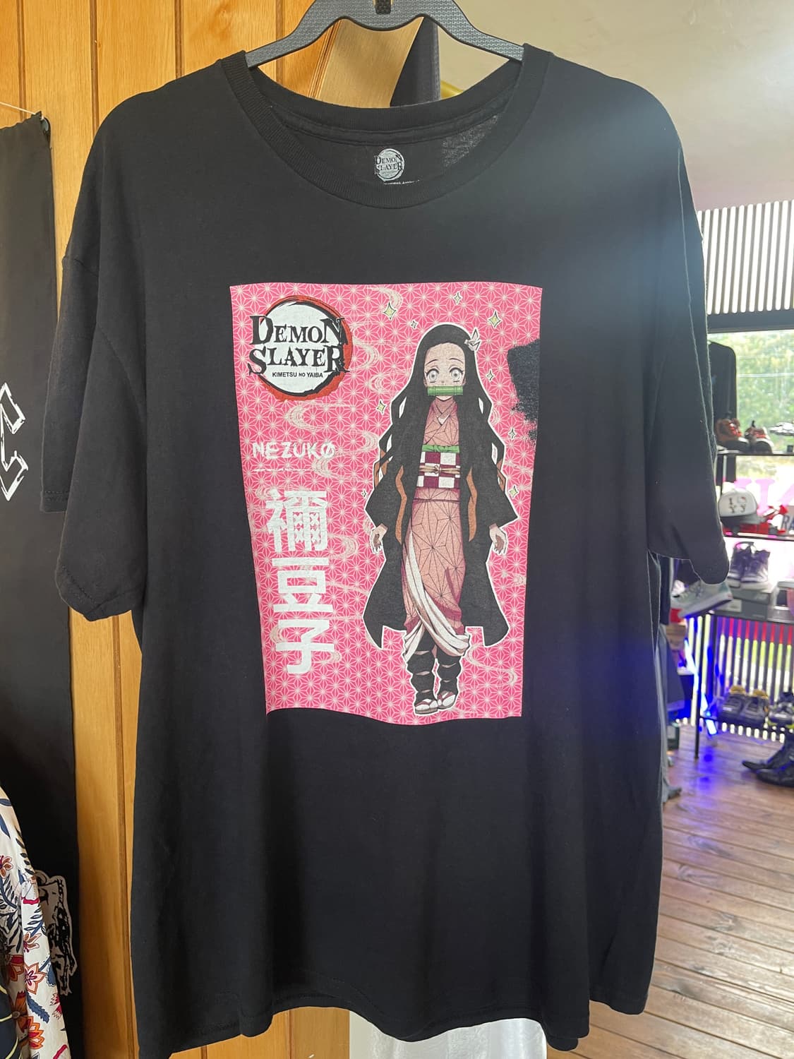 귀멸의칼날 네즈코 오피셜 굿즈 티셔츠 XL size 상품이미지1
