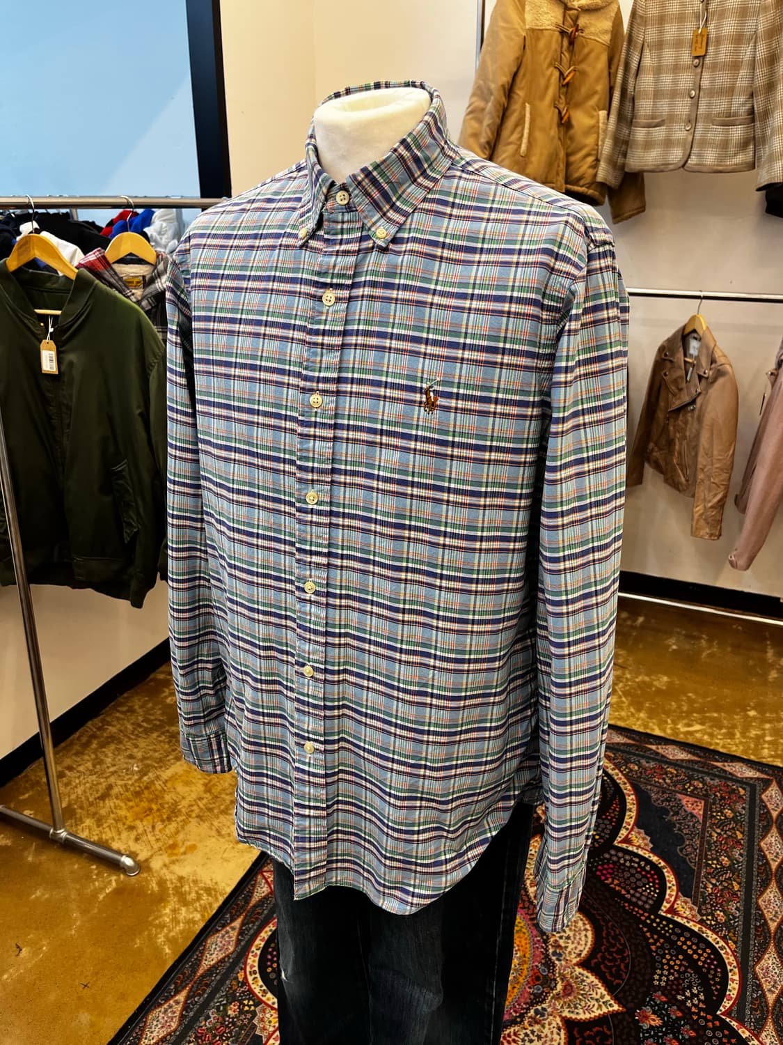 폴로 랄프 로렌 체크 셔츠 멀티 상품이미지2