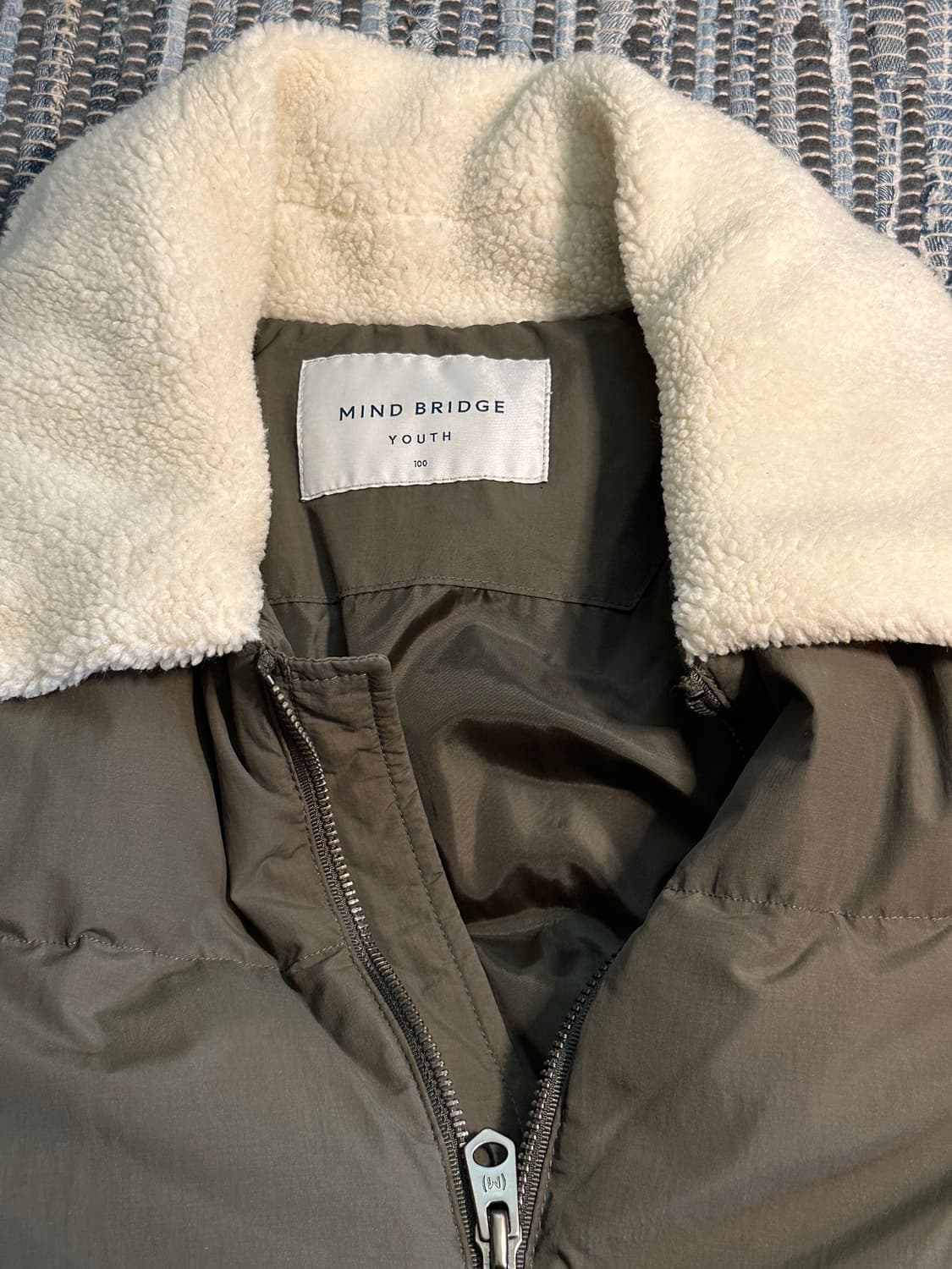 마인드브릿지 퍼 카라 패딩 상품이미지2