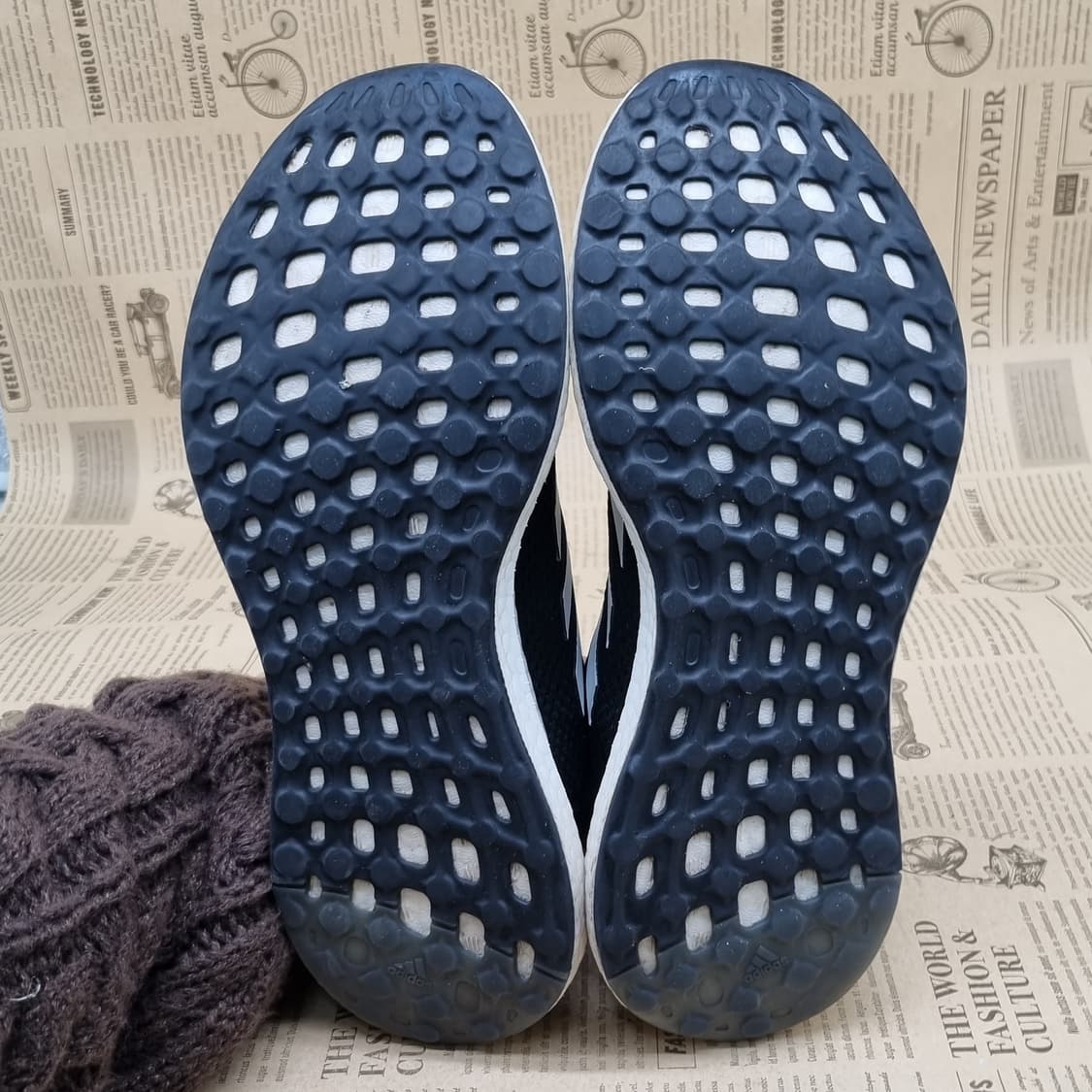 아디다스 퓨어부스트21 검흰 운동화255 상품이미지3