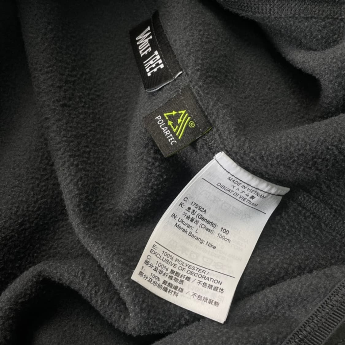 100 나이키 ACG 폴라텍 울프 풀오버 후드 앤트러사이트 상품이미지5