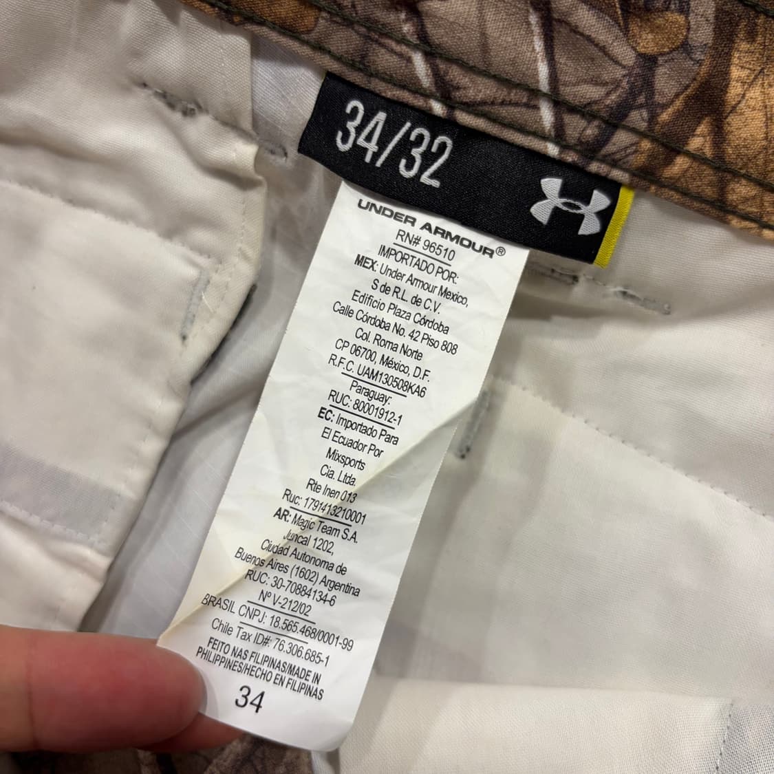 [34x32] 언더아머 리얼트리 카모 바지 팬츠 C600 상품이미지8