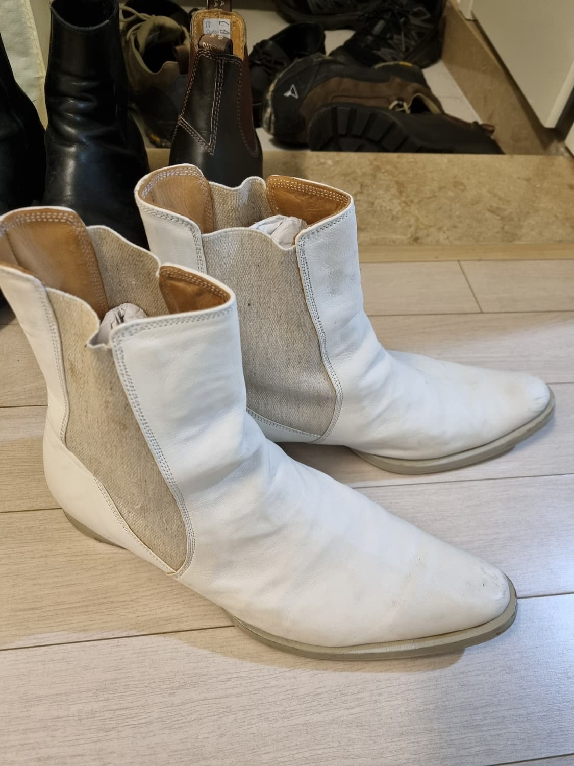 미하라야스히로 송아지 가죽 웨스턴 첼시 부츠 265 상품이미지2