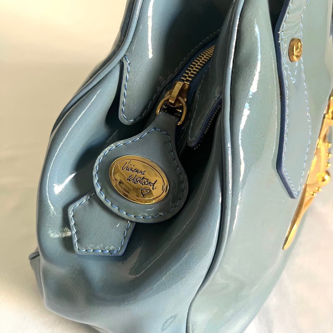 비비안웨스트우드 에나멜 ORB 백 상품이미지3