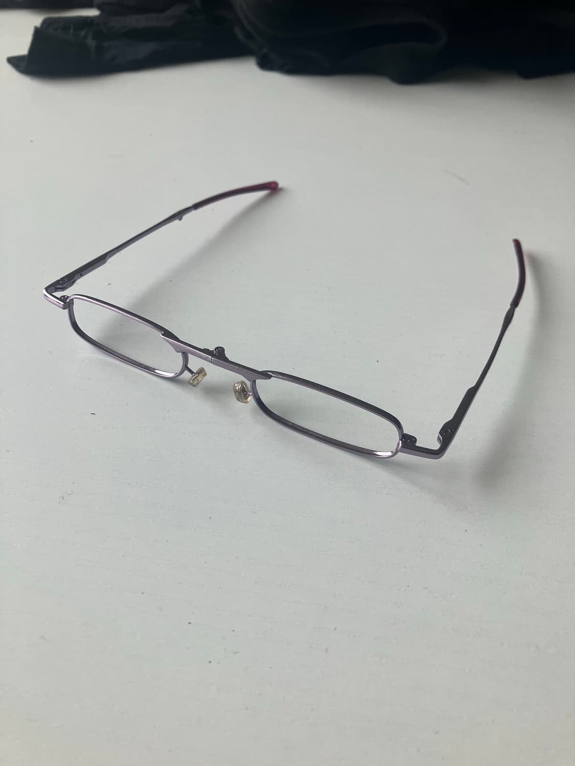Japanese 90s 빈티지 레트로 나노 사이즈 메탈 폴더 안경테 상품이미지6