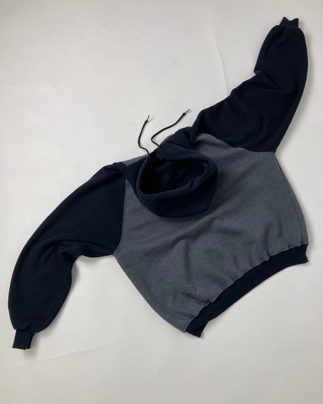 00s Russell Hoodie (grey/black) 상품이미지2