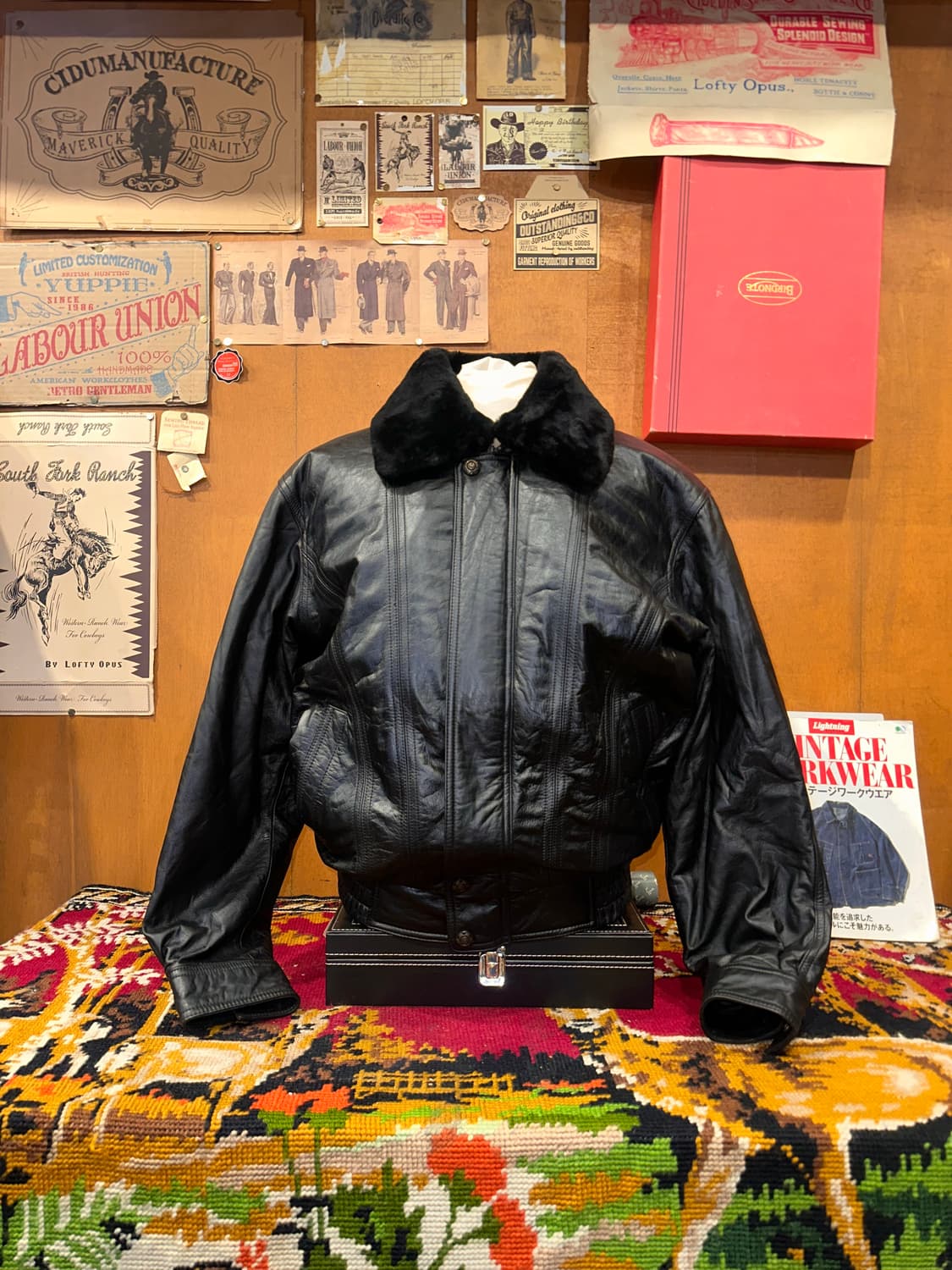 ( XL ) 가죽자켓 레더자켓 봄버자켓 a2가죽 오버핏가죽 푸퍼자켓 상품이미지1