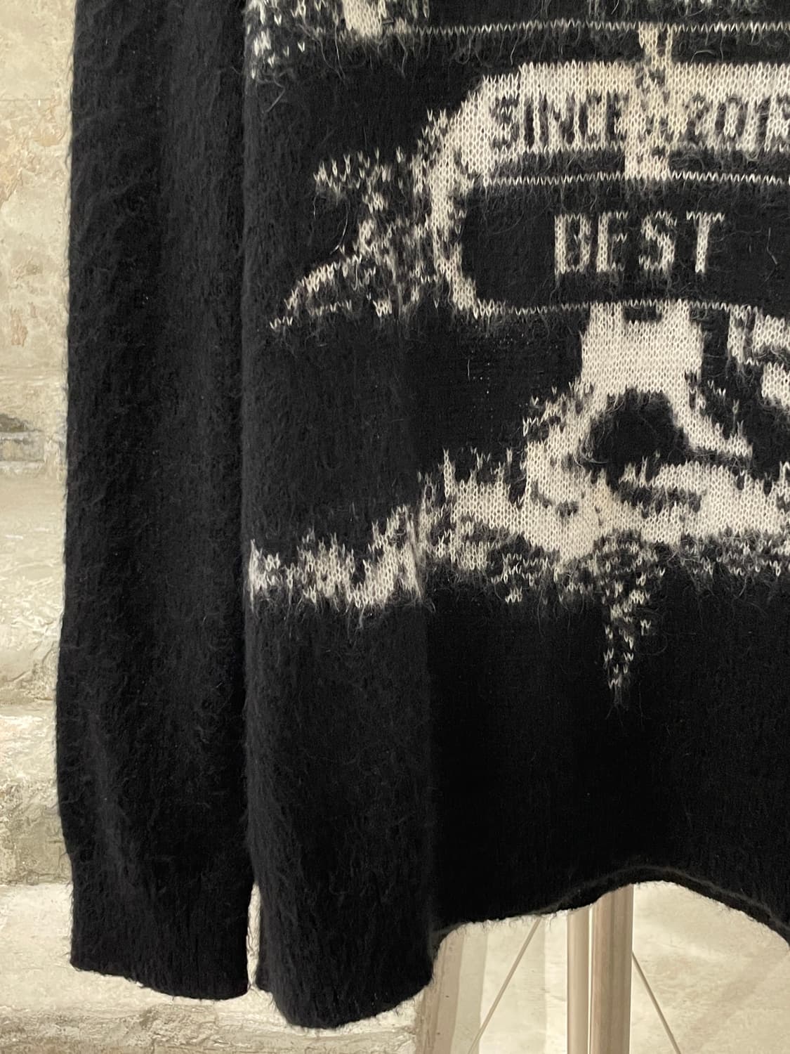 와이 프로젝트 블랙 파리 베스트 모헤어 니트 상품이미지4