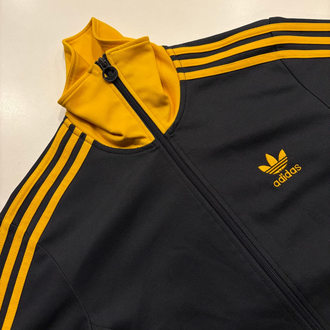 [95] 15s 아디다스 유로파 옐로우 삼선 트랙탑 져지 집업 B959 상품이미지3