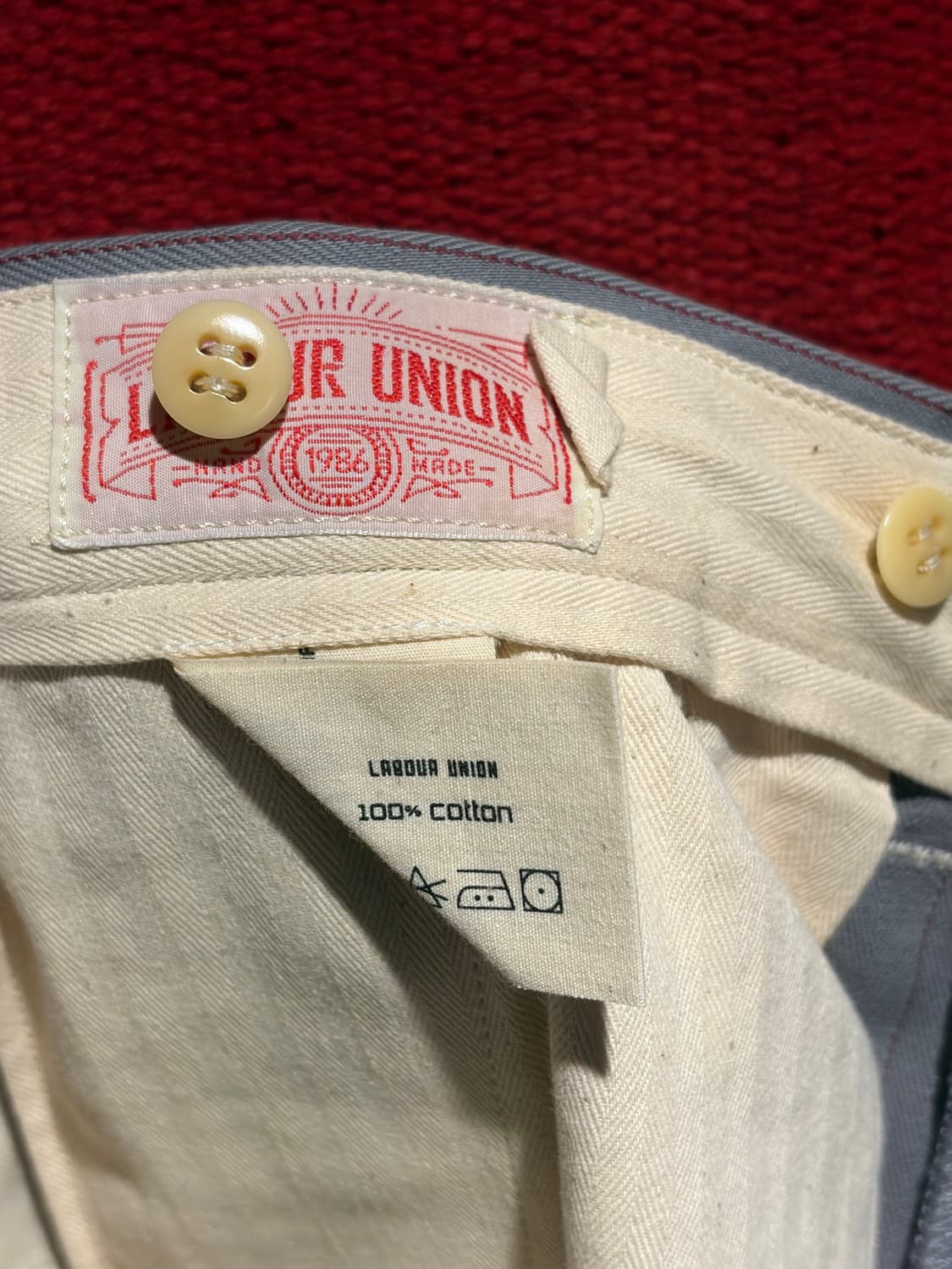 Labour union gray stripe pants  상품이미지6