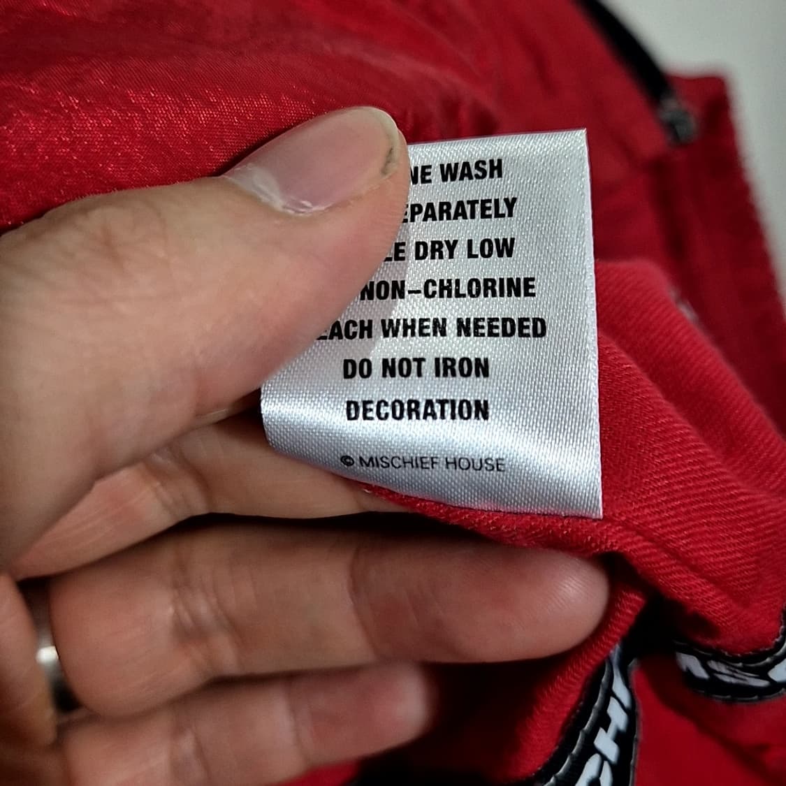 미스치프 빅로고 후드 바람막이 상품이미지8