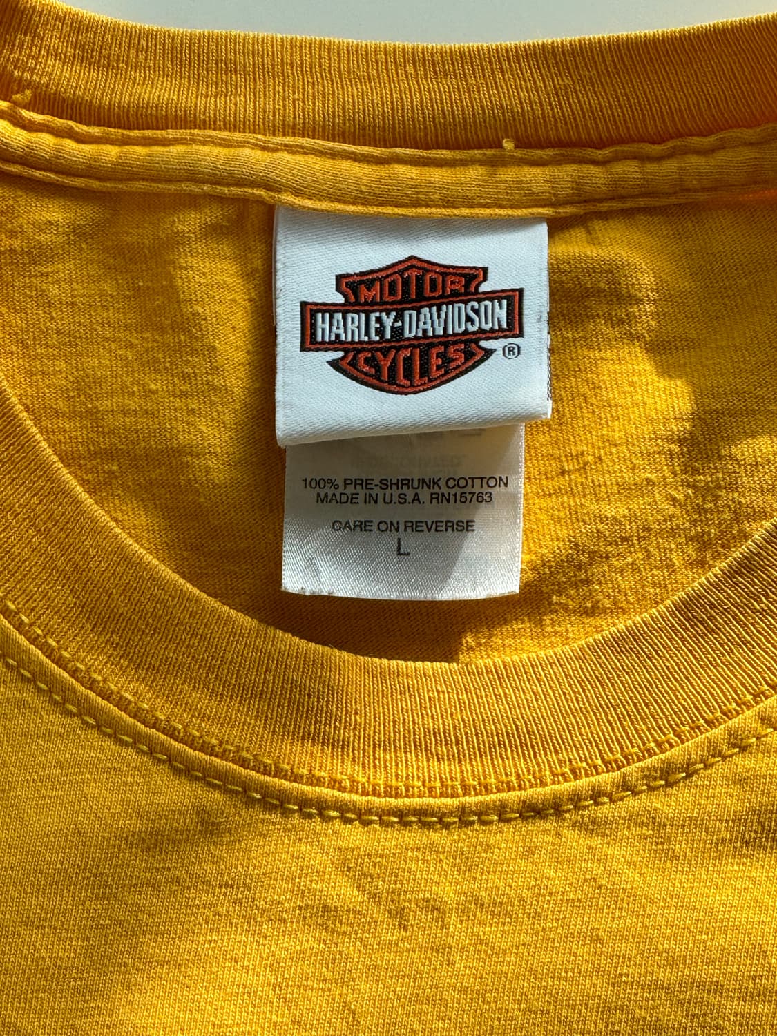 할리 데이비슨 'Ozark' 루트 66 티셔츠 (MADE IN USA) 상품이미지3