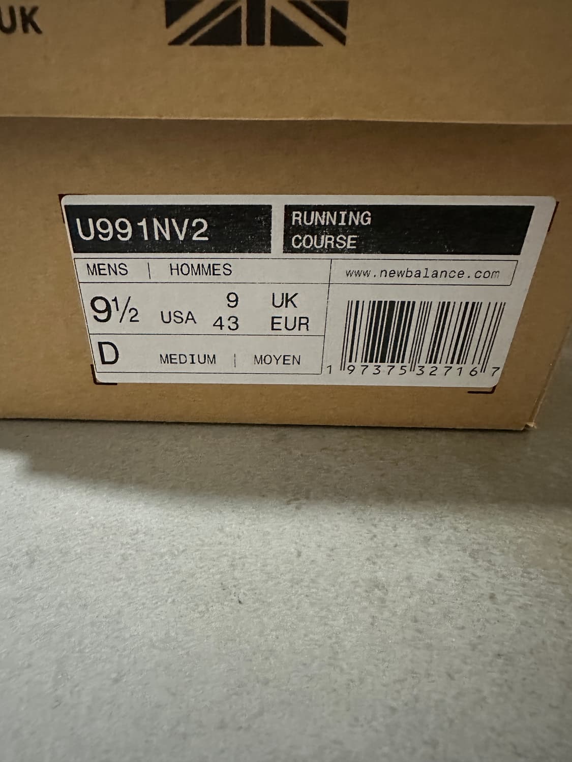 뉴발란스 991v2 다크네이비 275 상품이미지1