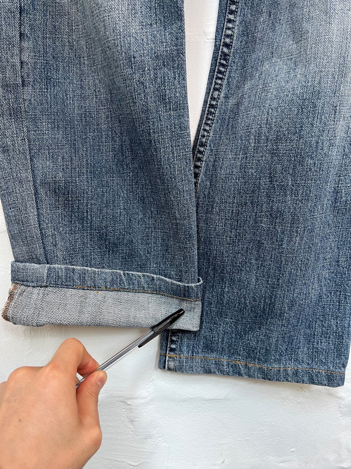 Levis 527 로우 슬림 부츠컷 데님 팬츠 30x32 상품이미지7