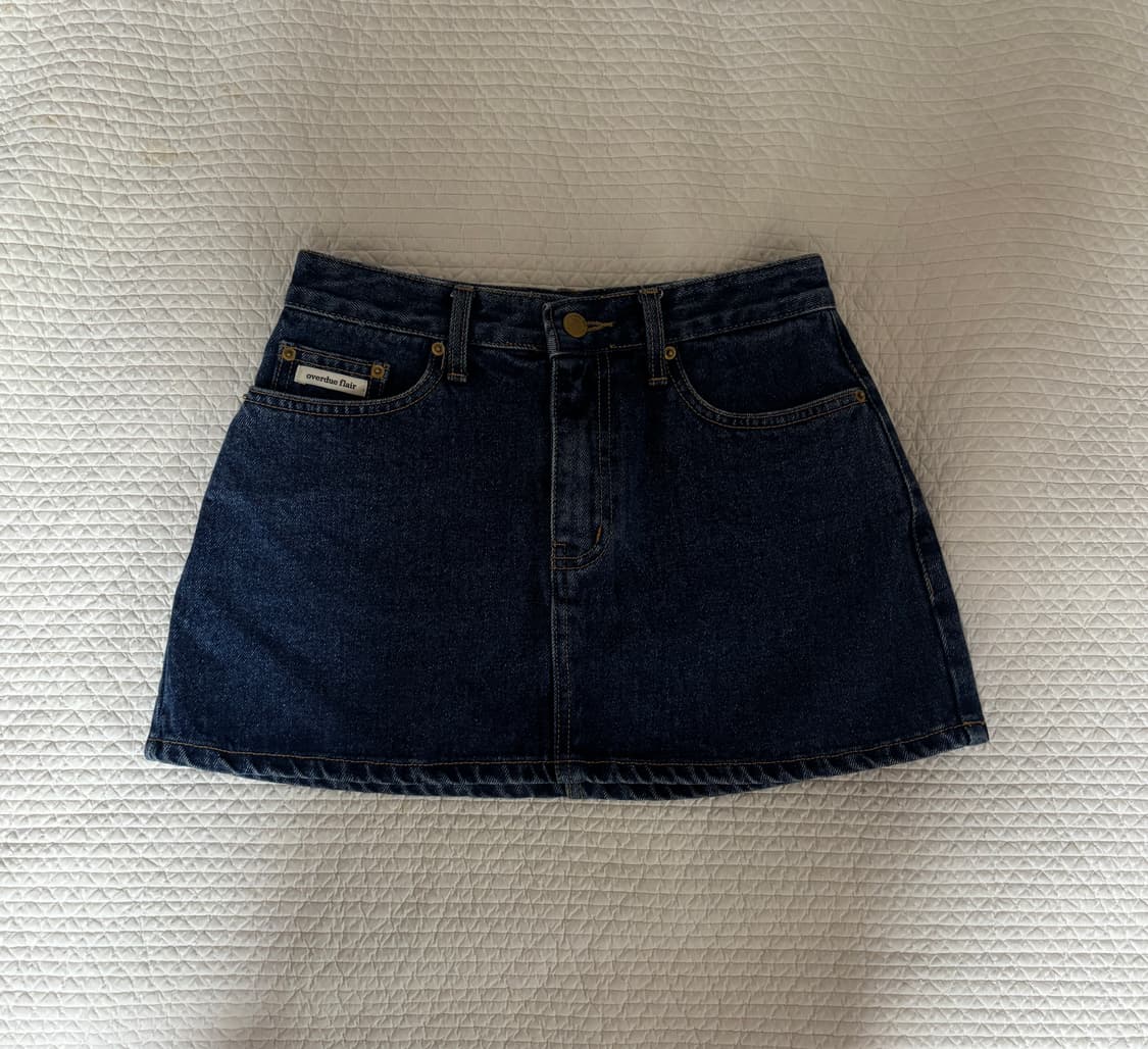 오버듀플레어 데님 미니스커트 청치마 상품이미지8