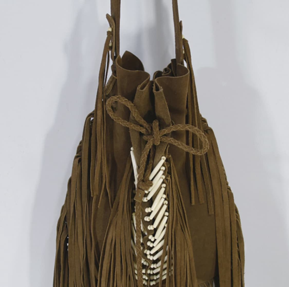 goa 스웨이드 프린지웨스턴 버킷백 상품이미지3