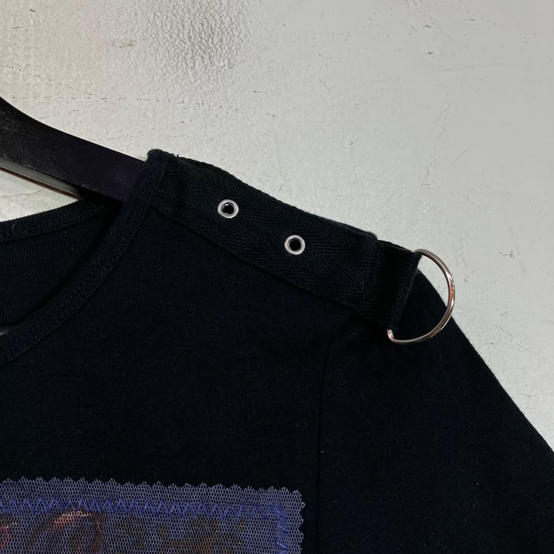 펑크 디테일 프린팅 반팔티 상품이미지8