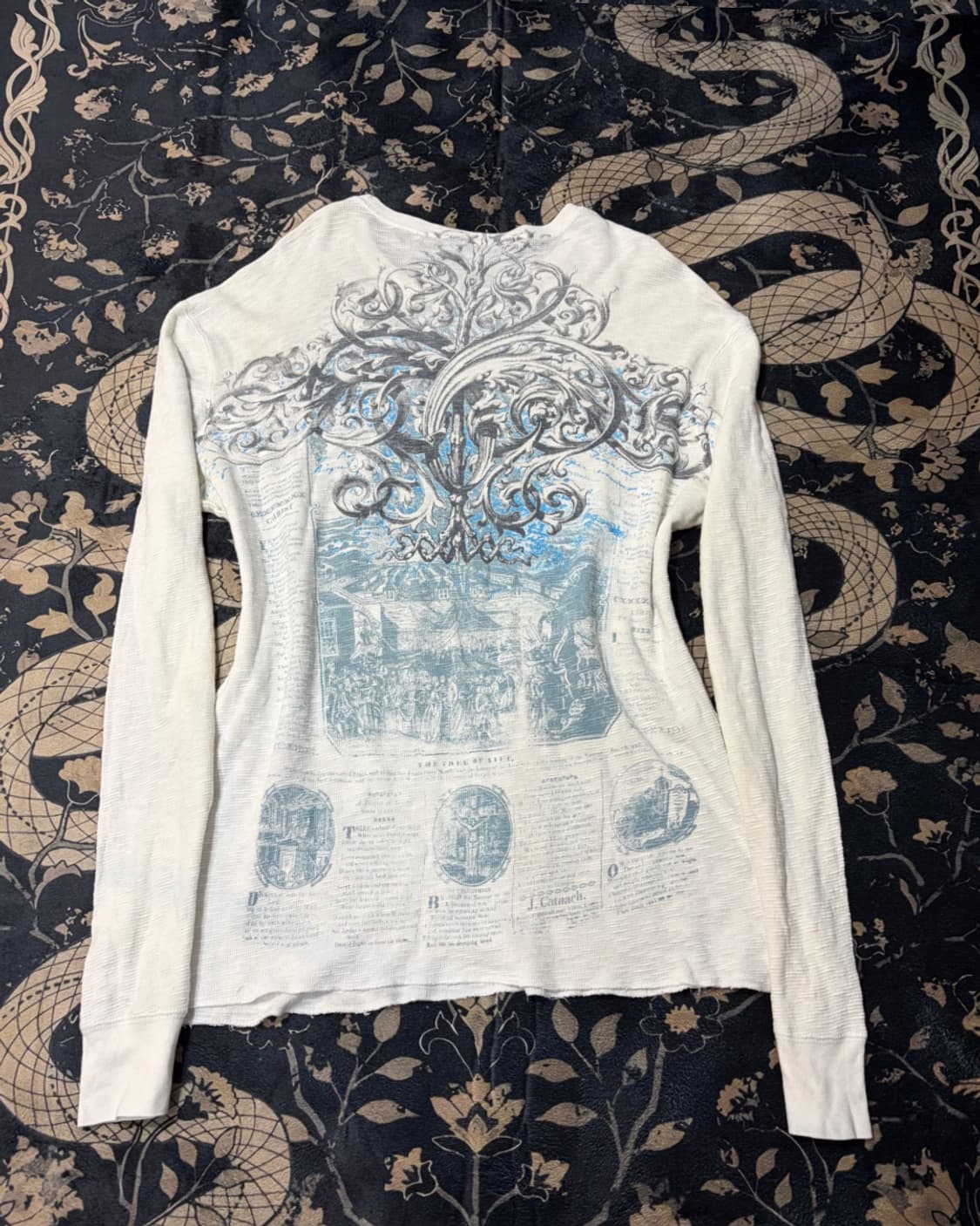 Y2K Gothic Grunge long sleeve(unisex) 상품이미지2