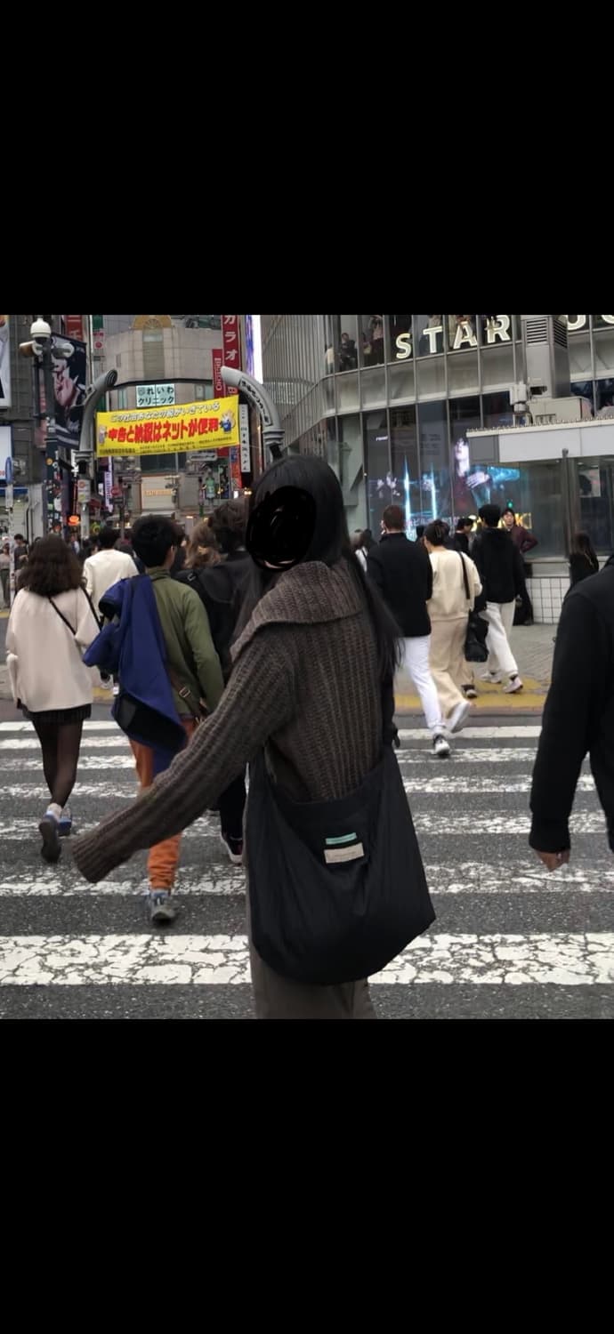 인스턴트펑크 베리어스 나일론 숄더 백 블랙 상품이미지3