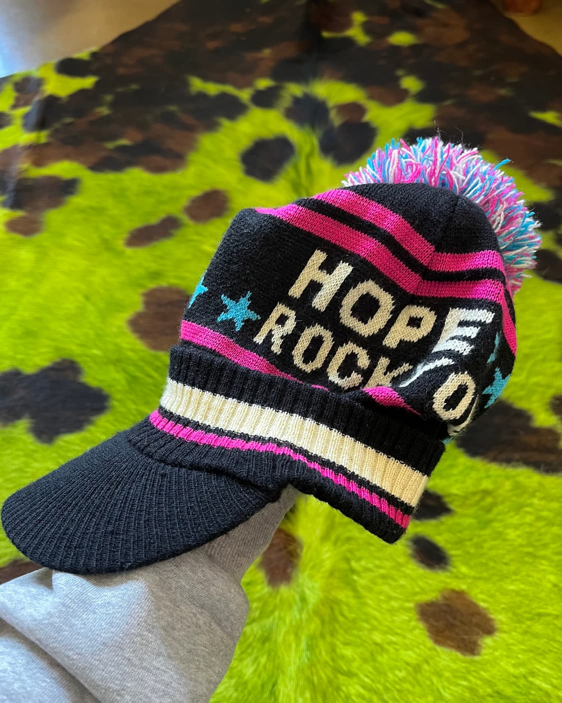 90-00s Candy Soda Harajuku Star Knit Cap 상품이미지4