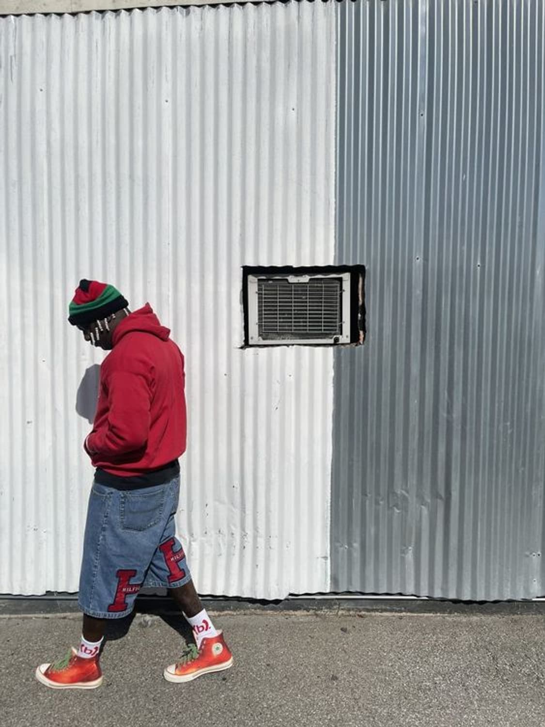 빈티지 말보로 후드 레드 상품이미지2